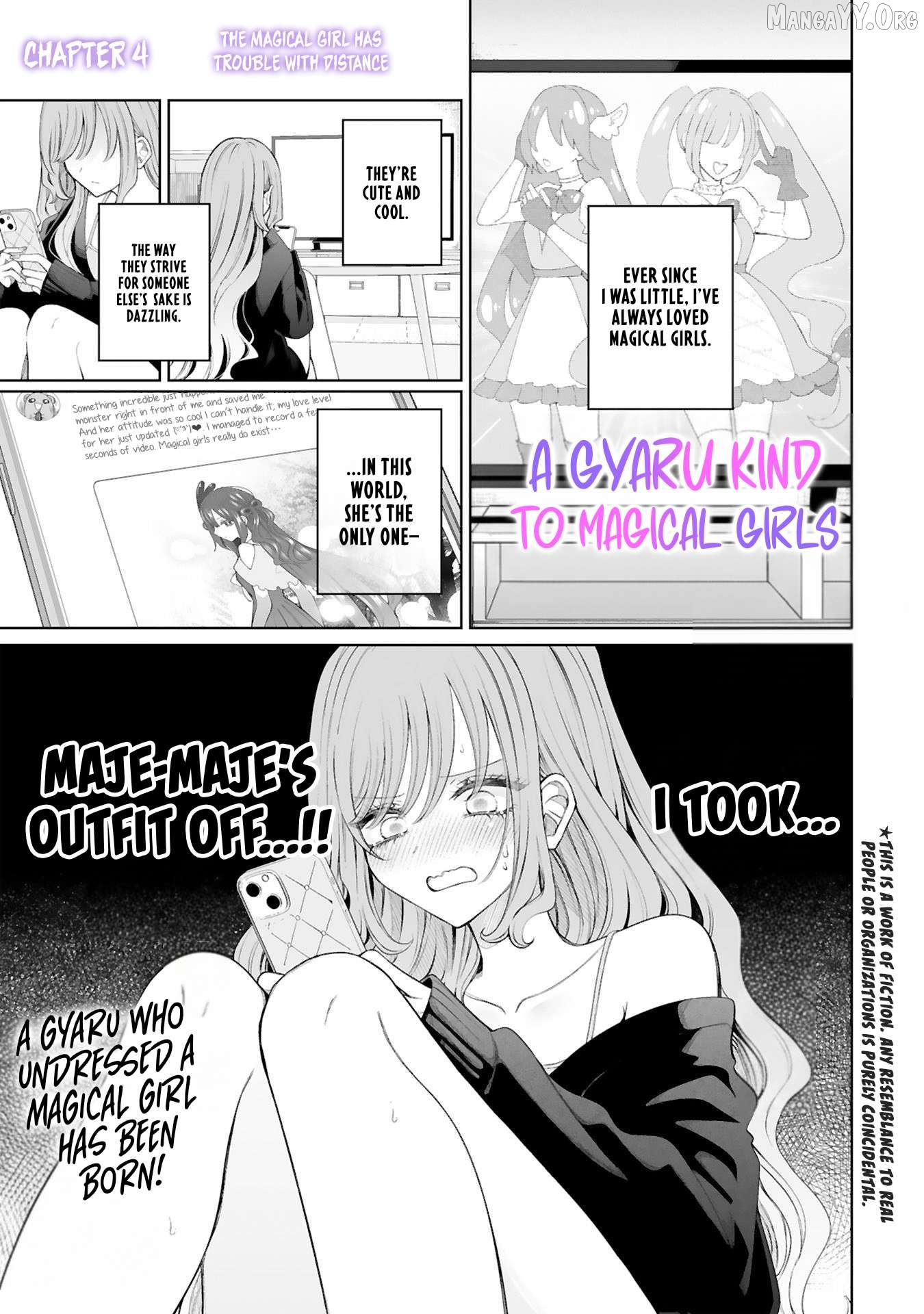 Mahou Shoujo ni Yasashii Gal Chapter 4 - page 1