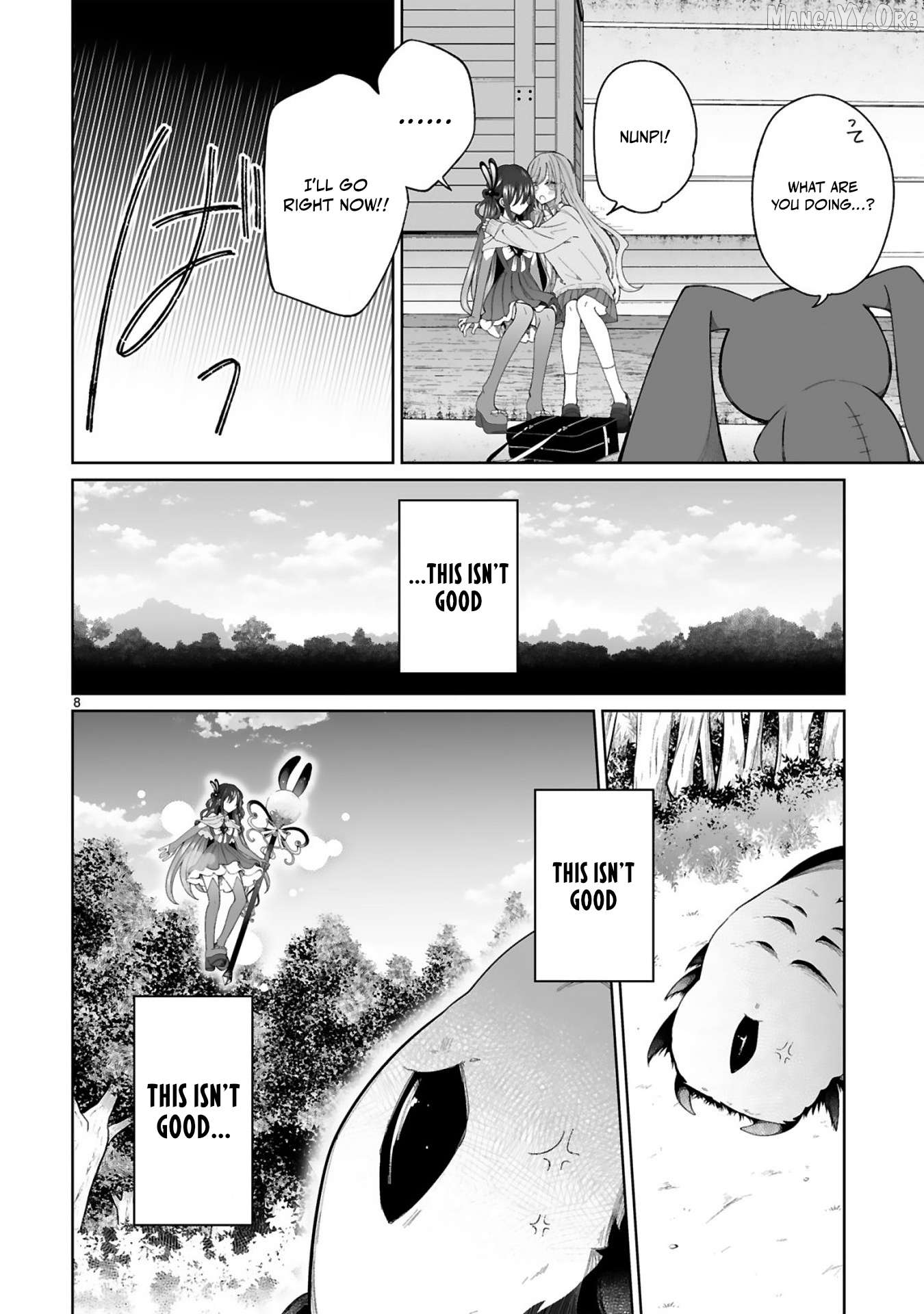 Mahou Shoujo ni Yasashii Gal Chapter 4 - page 8