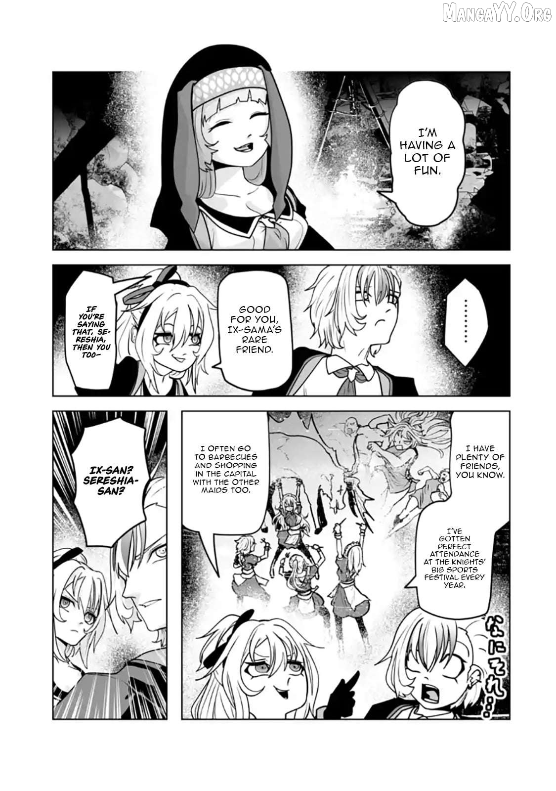Akuyaku Kizoku ga Hirakinaotte Hametsu Furagu o Jitsuryoku de Hataki Otteitara, Itsunomanika Hirointachi Kara Eiyūshi Sareru yō ni Natta ken Chapter 3.2 - page 4