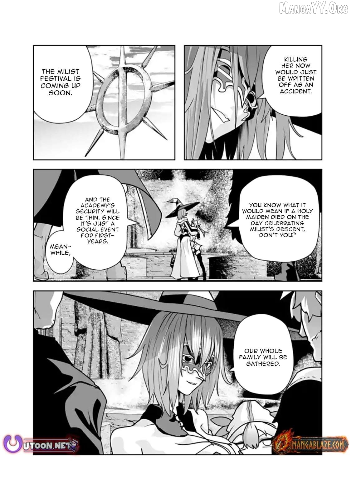 Akuyaku Kizoku ga Hirakinaotte Hametsu Furagu o Jitsuryoku de Hataki Otteitara, Itsunomanika Hirointachi Kara Eiyūshi Sareru yō ni Natta ken Chapter 3.4 - page 1