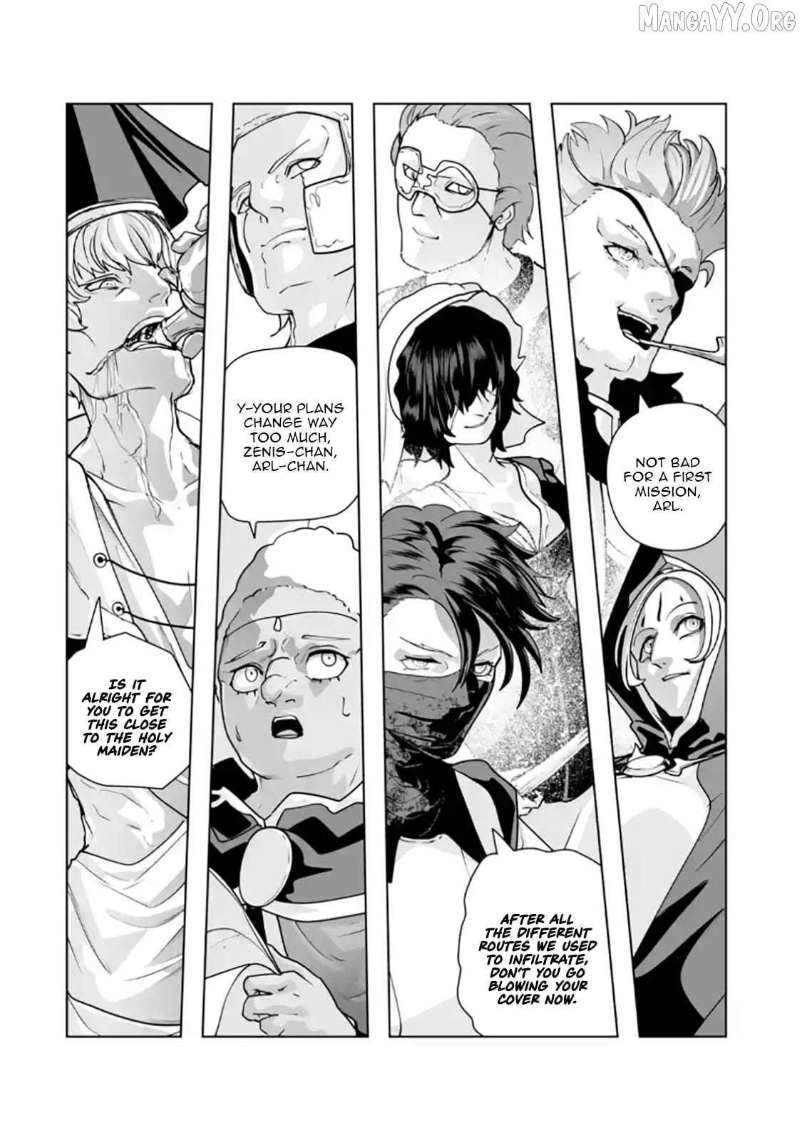 Akuyaku Kizoku ga Hirakinaotte Hametsu Furagu o Jitsuryoku de Hataki Otteitara, Itsunomanika Hirointachi Kara Eiyūshi Sareru yō ni Natta ken Chapter 3.4 - page 5