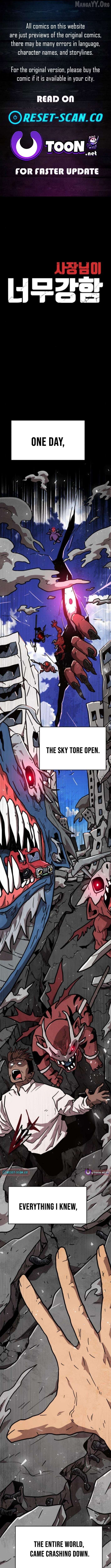 The Boss Is Too Strong Chapter 20 - page 1