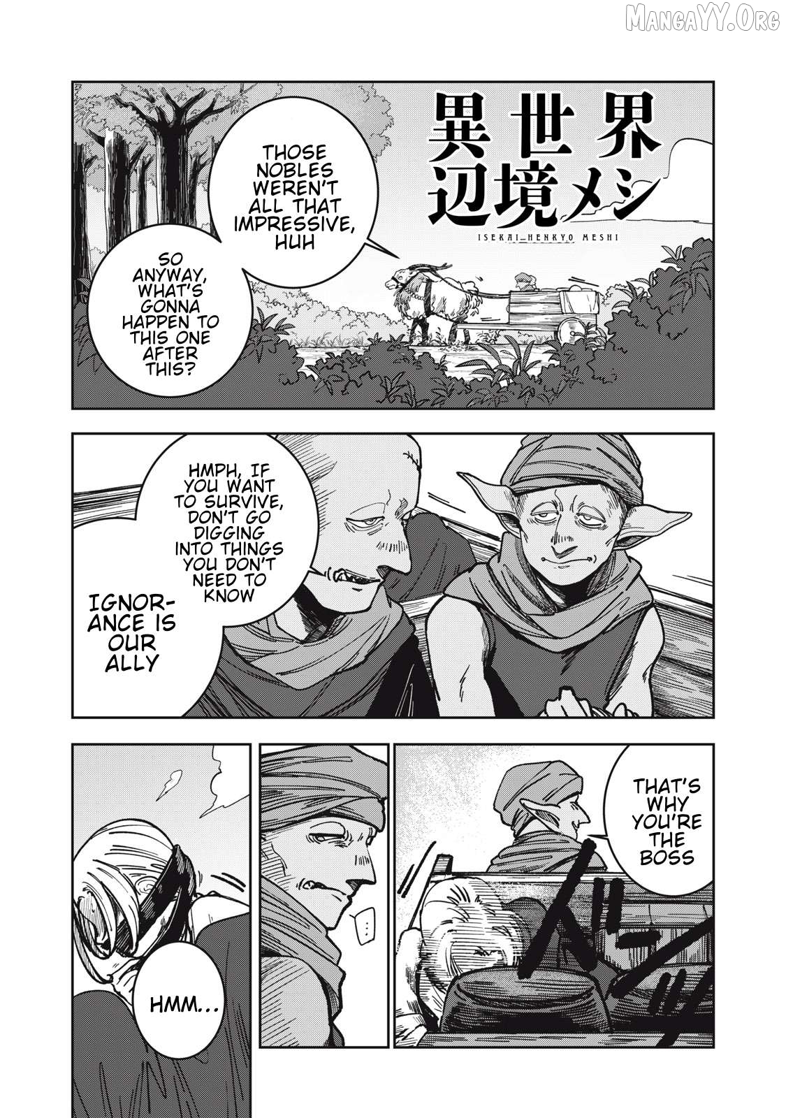 Isekai Henkyo Meshi Chapter 4 - page 1