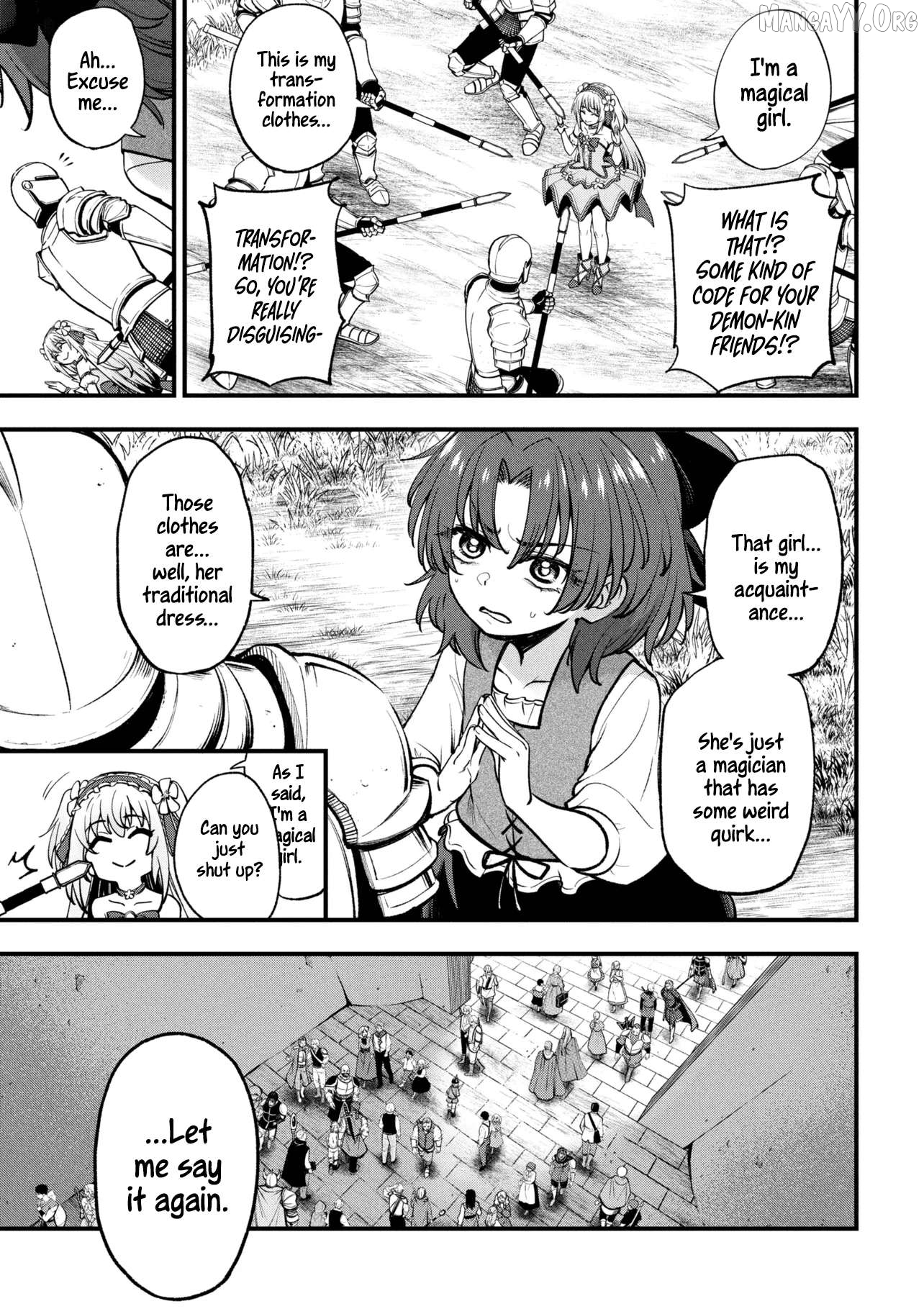 Isekai Mahou Shoujo Radical☆Haruna Chapter 2 - page 3