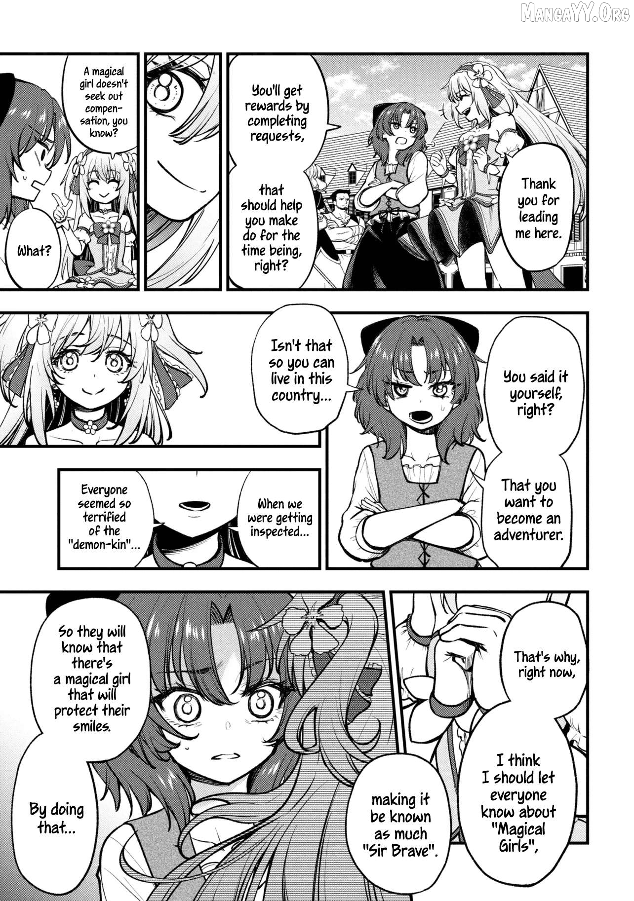 Isekai Mahou Shoujo Radical☆Haruna Chapter 2 - page 7