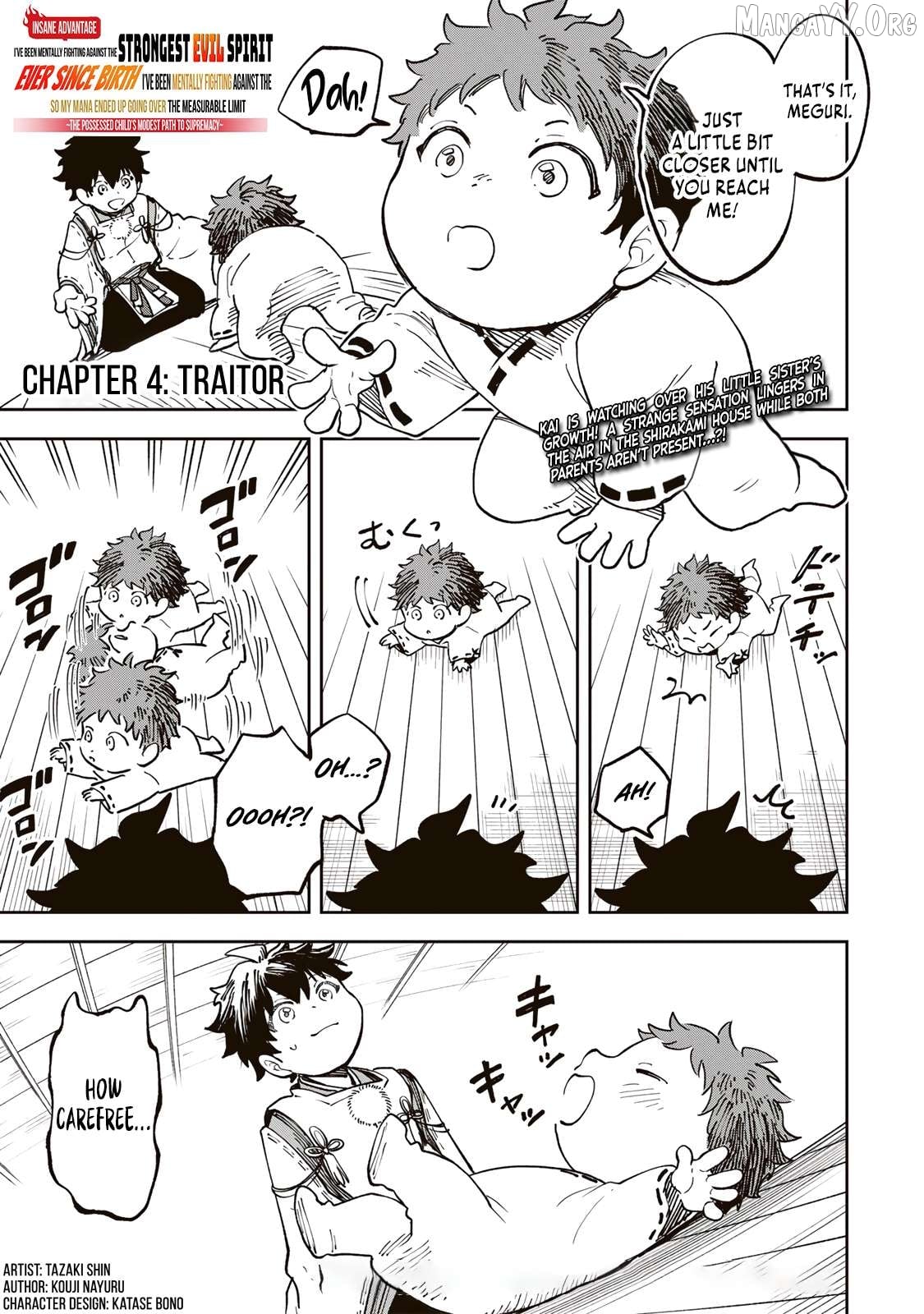 I’ve Been Mentally Fighting Against The Strongest Evil Spirit Ever Since Birth (Insane Advantage), So My Magic Power Ended Up Going Over The Measurable Limit ~The Possessed Child’s Modest Path to Supremacy~ Chapter 4 - page 2