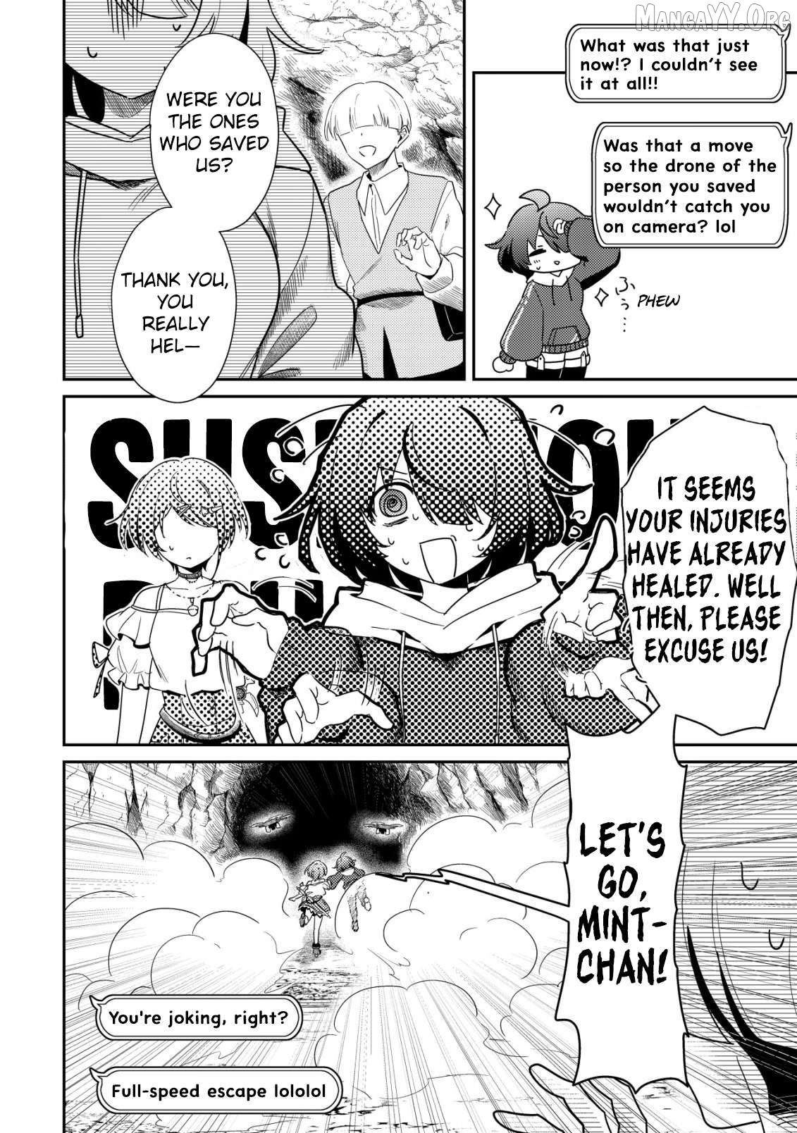 [Hihou] Comuryoku 0 Otaku Shoujo, Dragon wo One Punch de Shizumete, Yuumei Haishin-sha wo Tasuketara Fuhon'i Buzz ga Tomaranai Chapter 4 - page 7