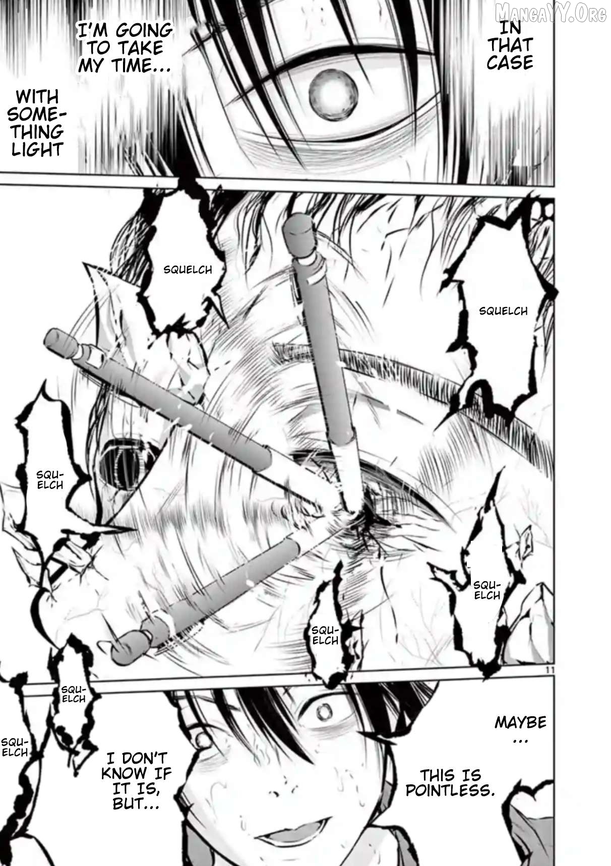 Naitou Shishiruirui Messatsu Death Road Chapter 5 - page 11