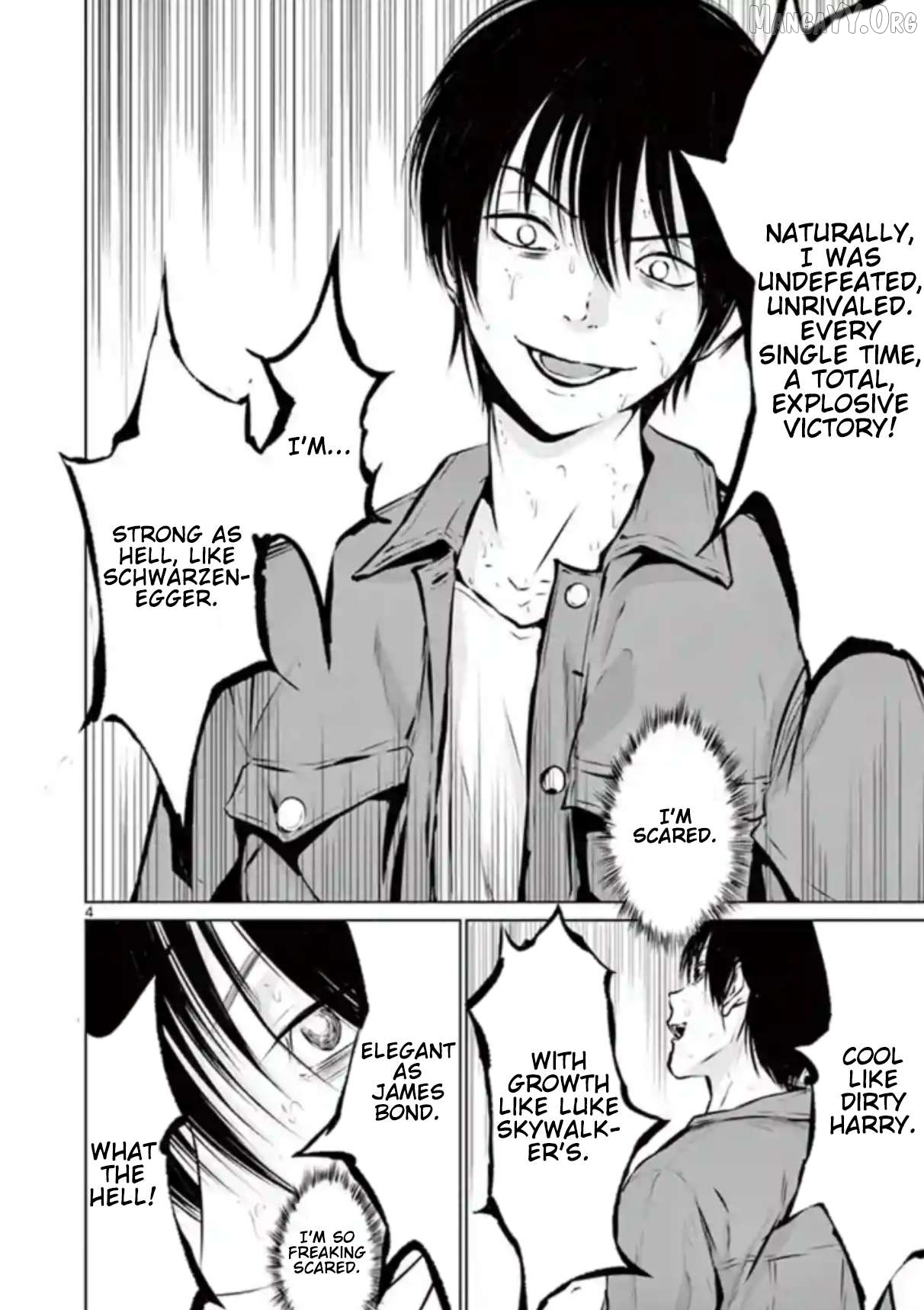 Naitou Shishiruirui Messatsu Death Road Chapter 5 - page 4