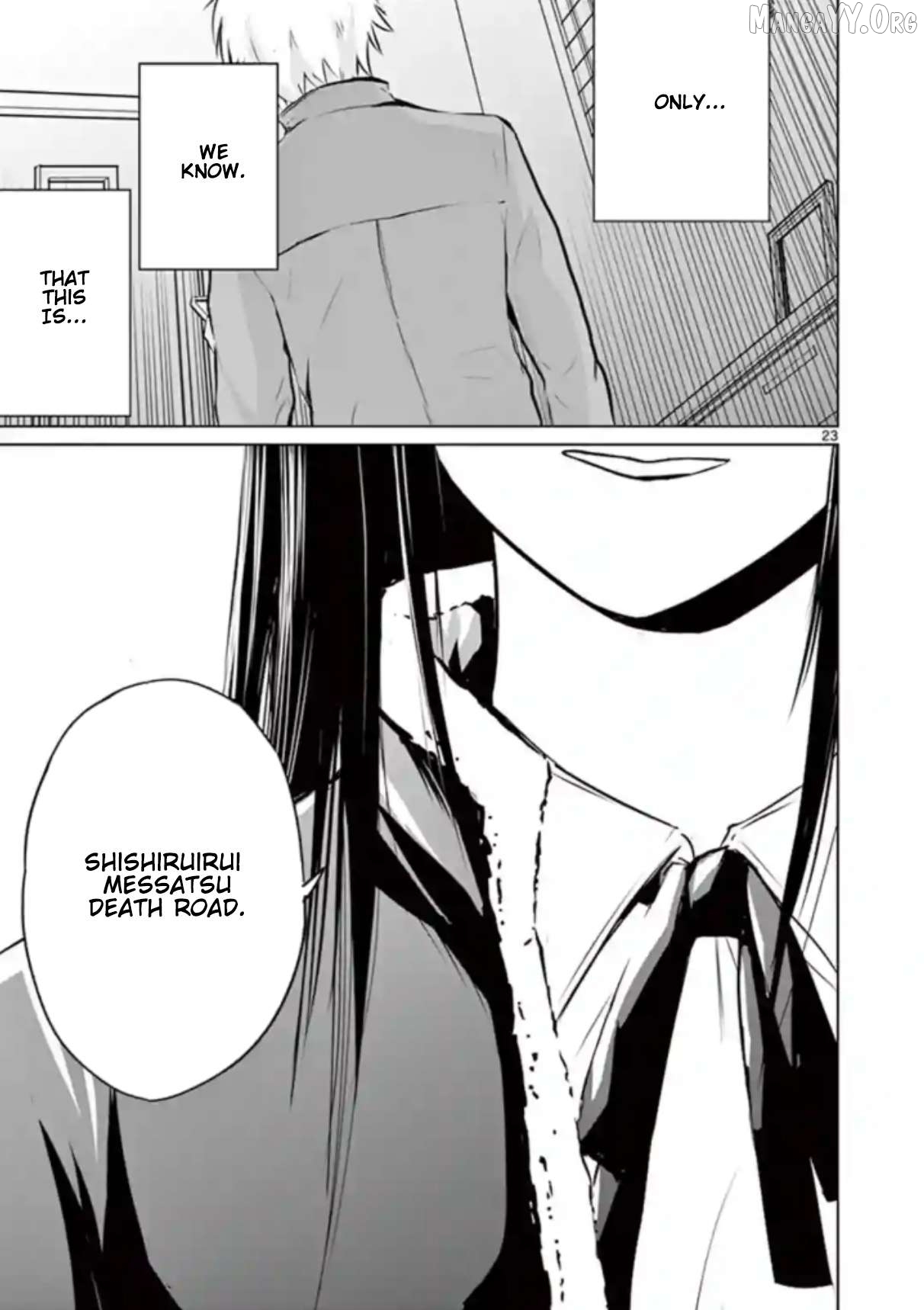 Naitou Shishiruirui Messatsu Death Road Chapter 6 - page 22