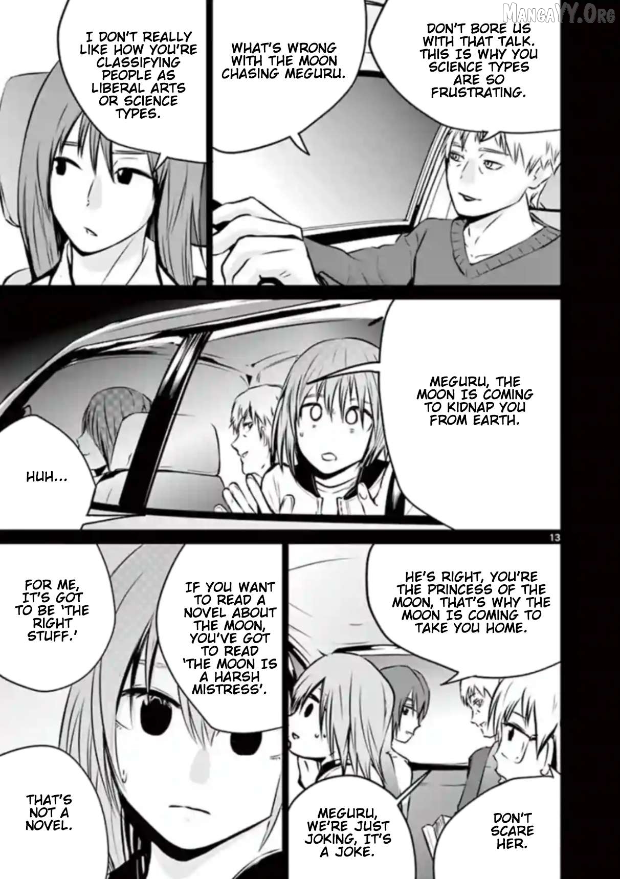 Naitou Shishiruirui Messatsu Death Road Chapter 8 - page 13