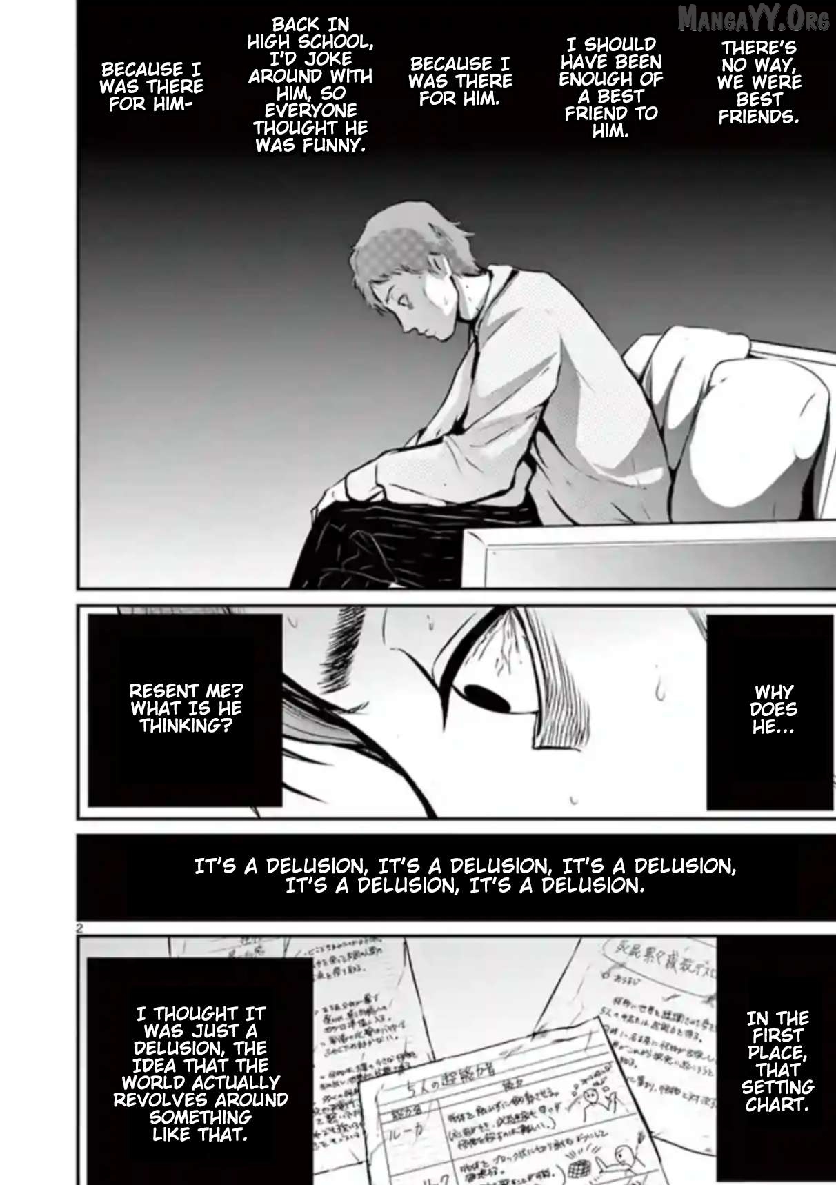 Naitou Shishiruirui Messatsu Death Road Chapter 8 - page 2