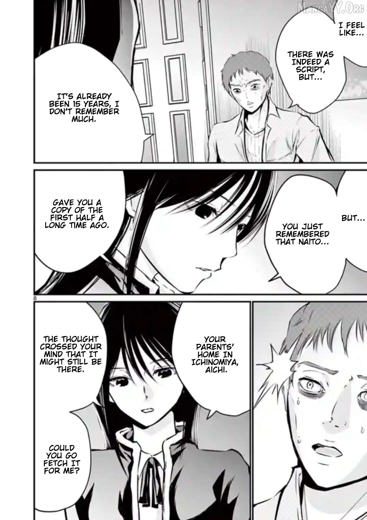 Naitou Shishiruirui Messatsu Death Road Chapter 8 - page 8