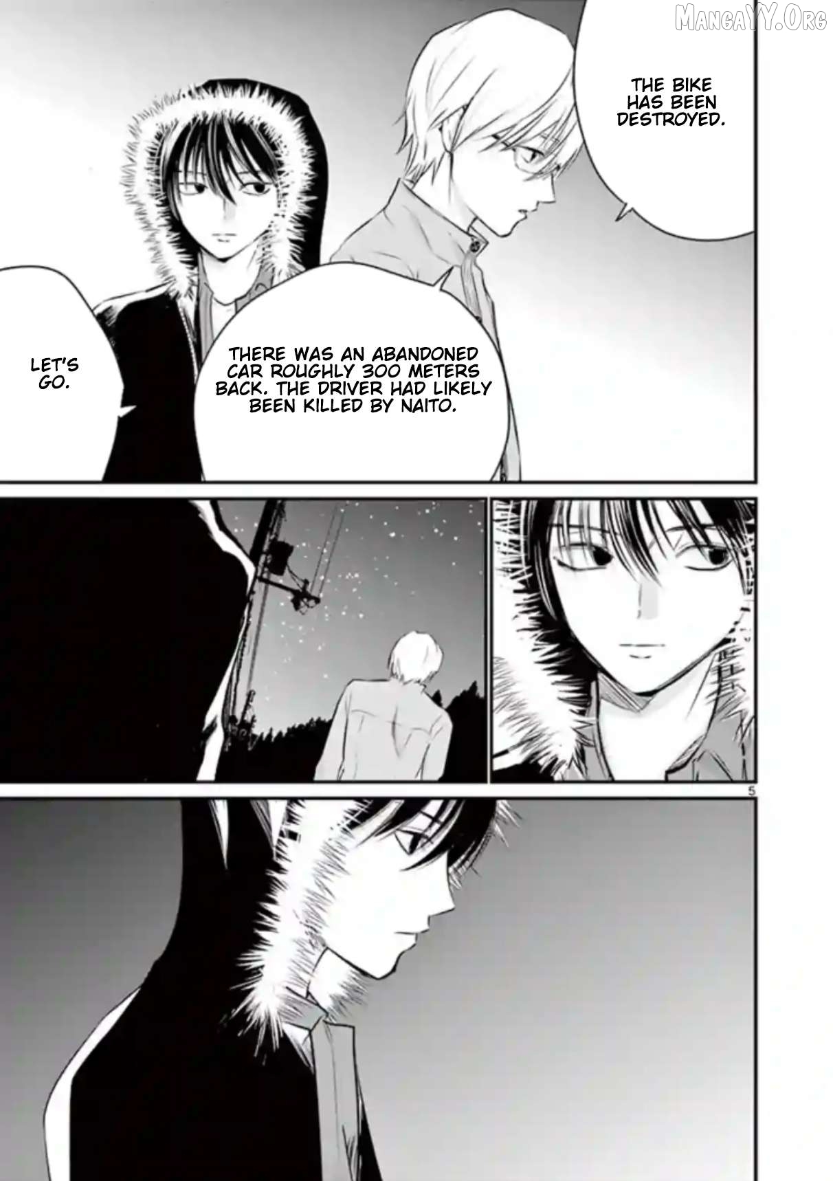 Naitou Shishiruirui Messatsu Death Road Chapter 17 - page 5