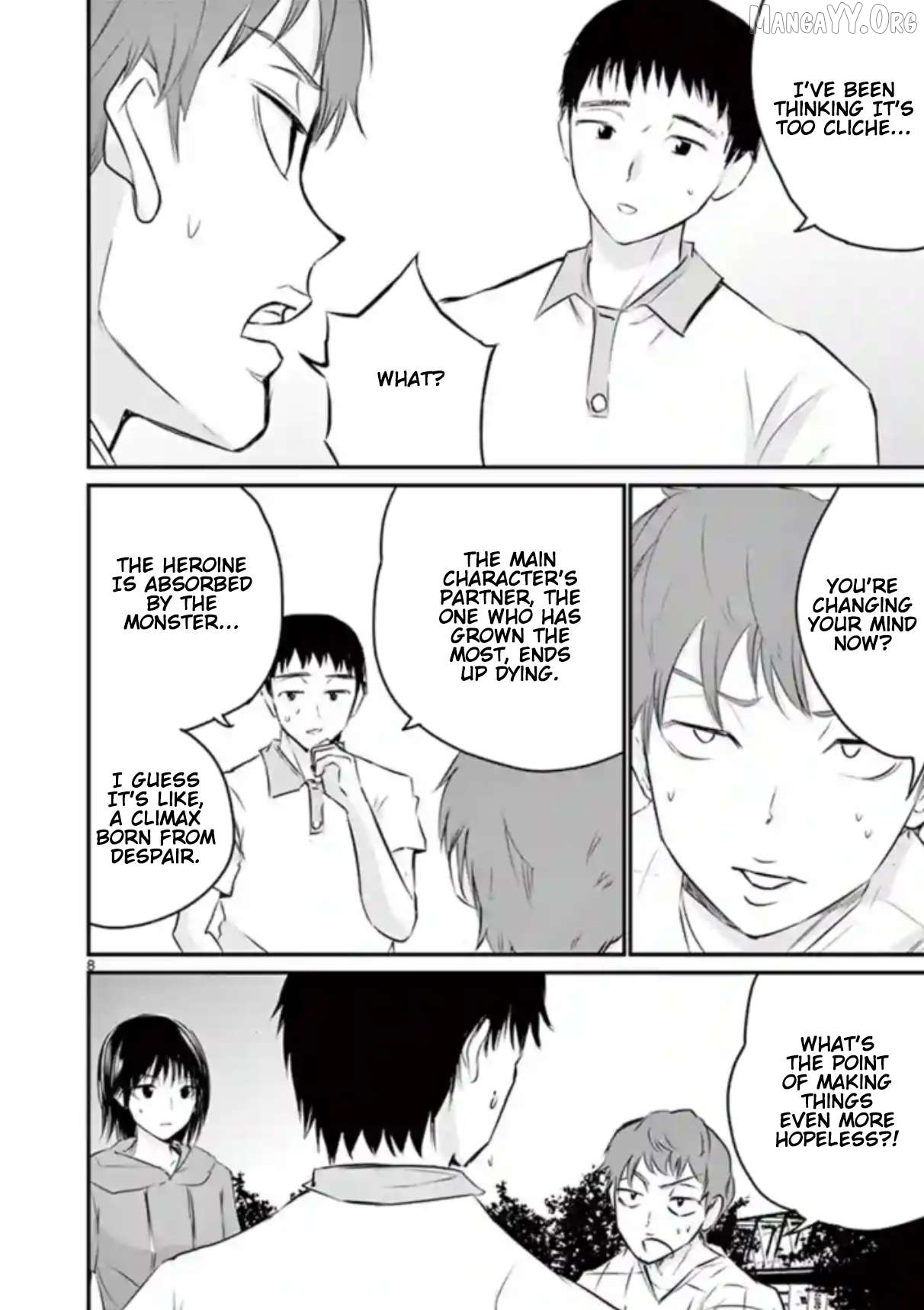 Naitou Shishiruirui Messatsu Death Road Chapter 19 - page 8