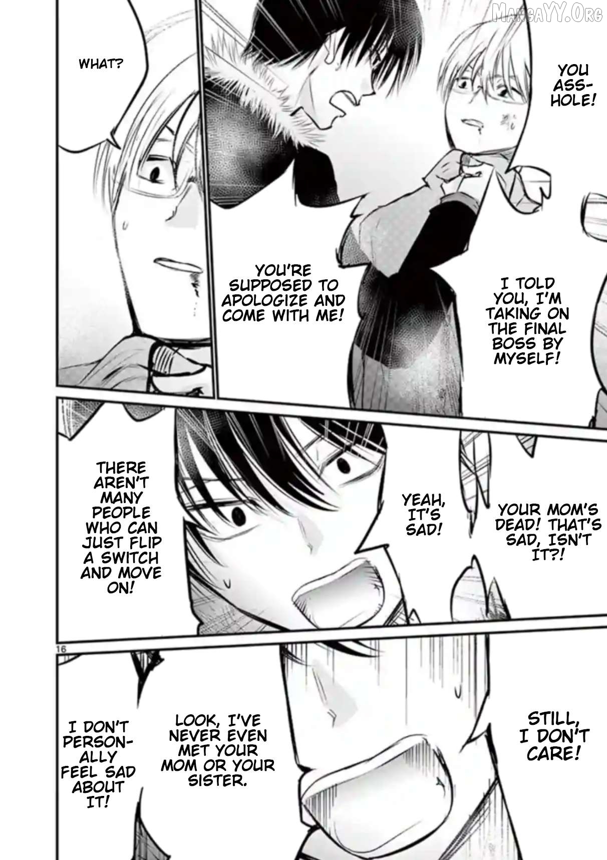 Naitou Shishiruirui Messatsu Death Road Chapter 23 - page 16