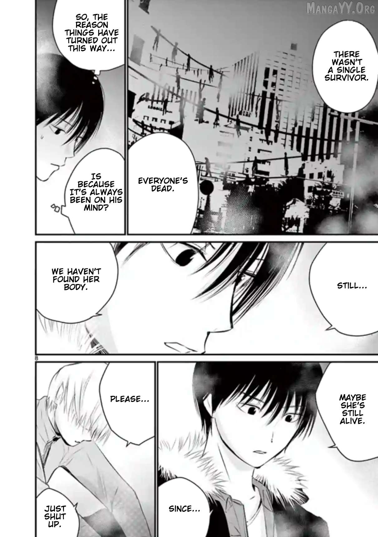 Naitou Shishiruirui Messatsu Death Road Chapter 23 - page 8