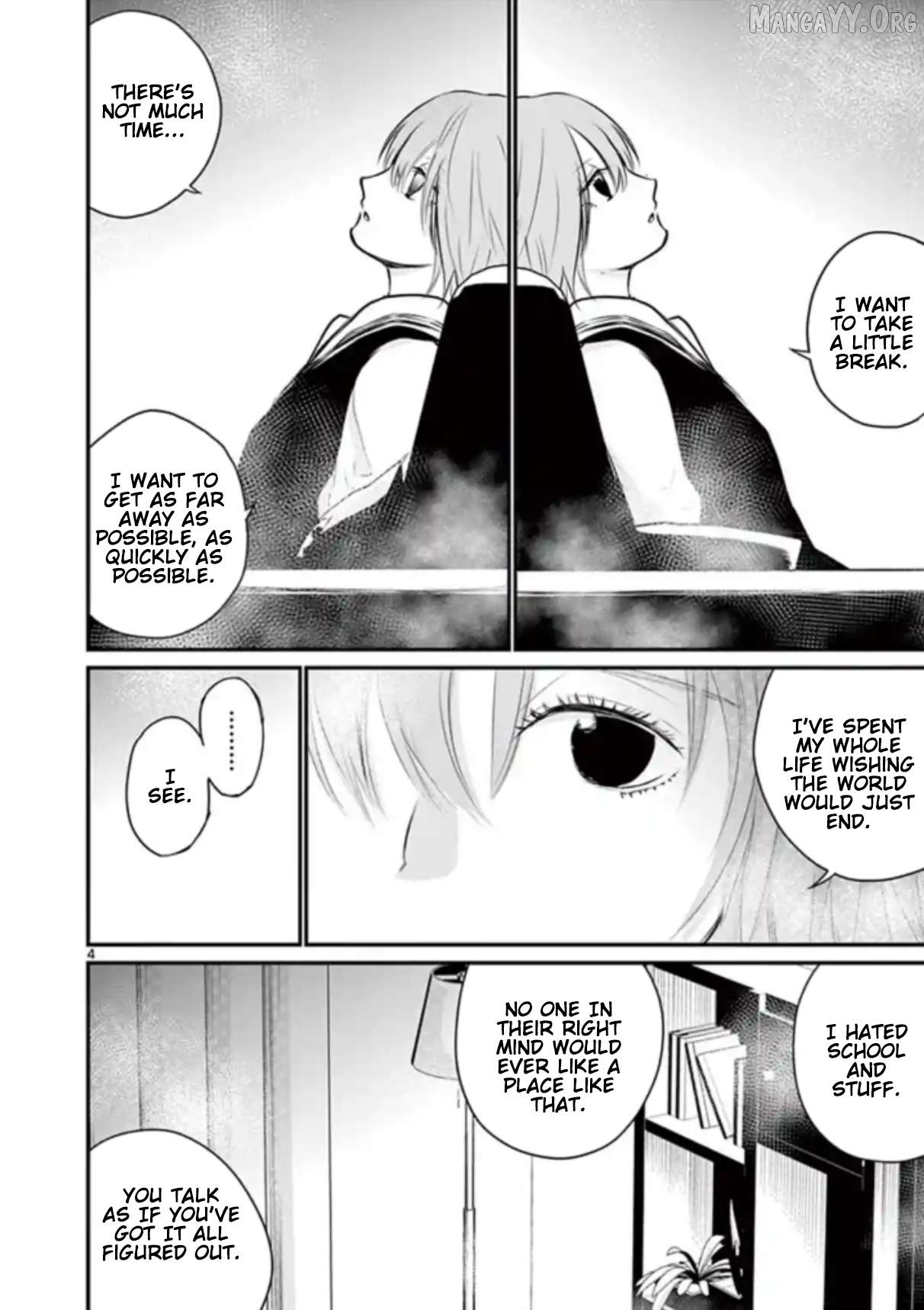 Naitou Shishiruirui Messatsu Death Road Chapter 24 - page 4