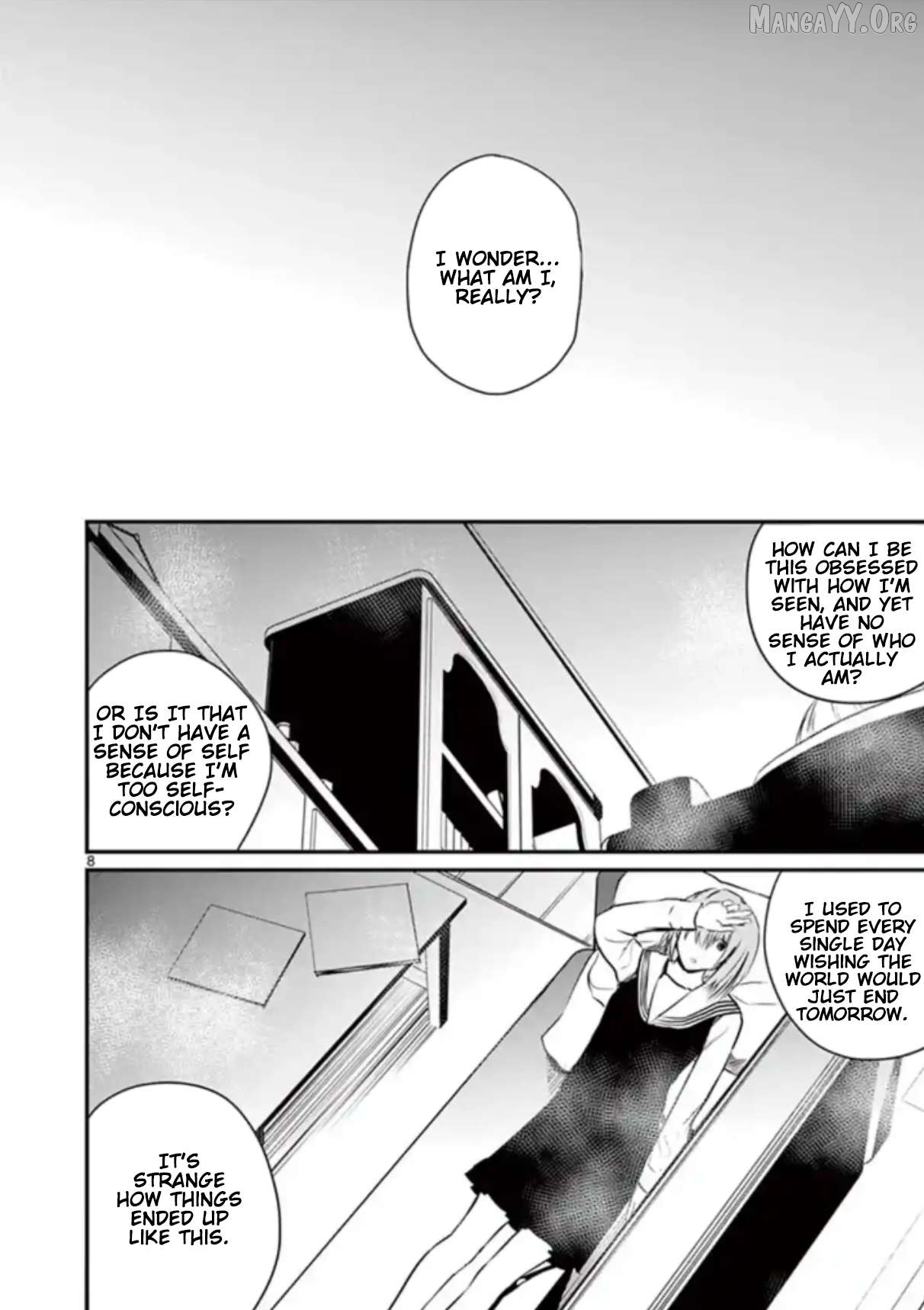 Naitou Shishiruirui Messatsu Death Road Chapter 24 - page 8