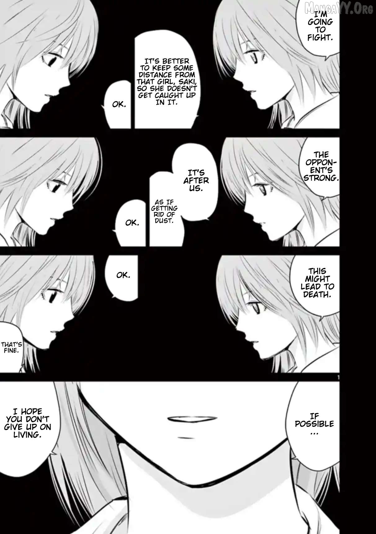 Naitou Shishiruirui Messatsu Death Road Chapter 25 - page 1