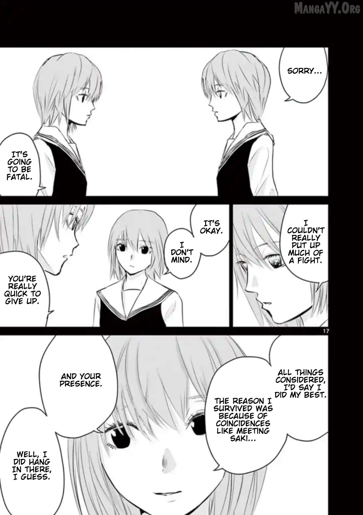 Naitou Shishiruirui Messatsu Death Road Chapter 25 - page 17