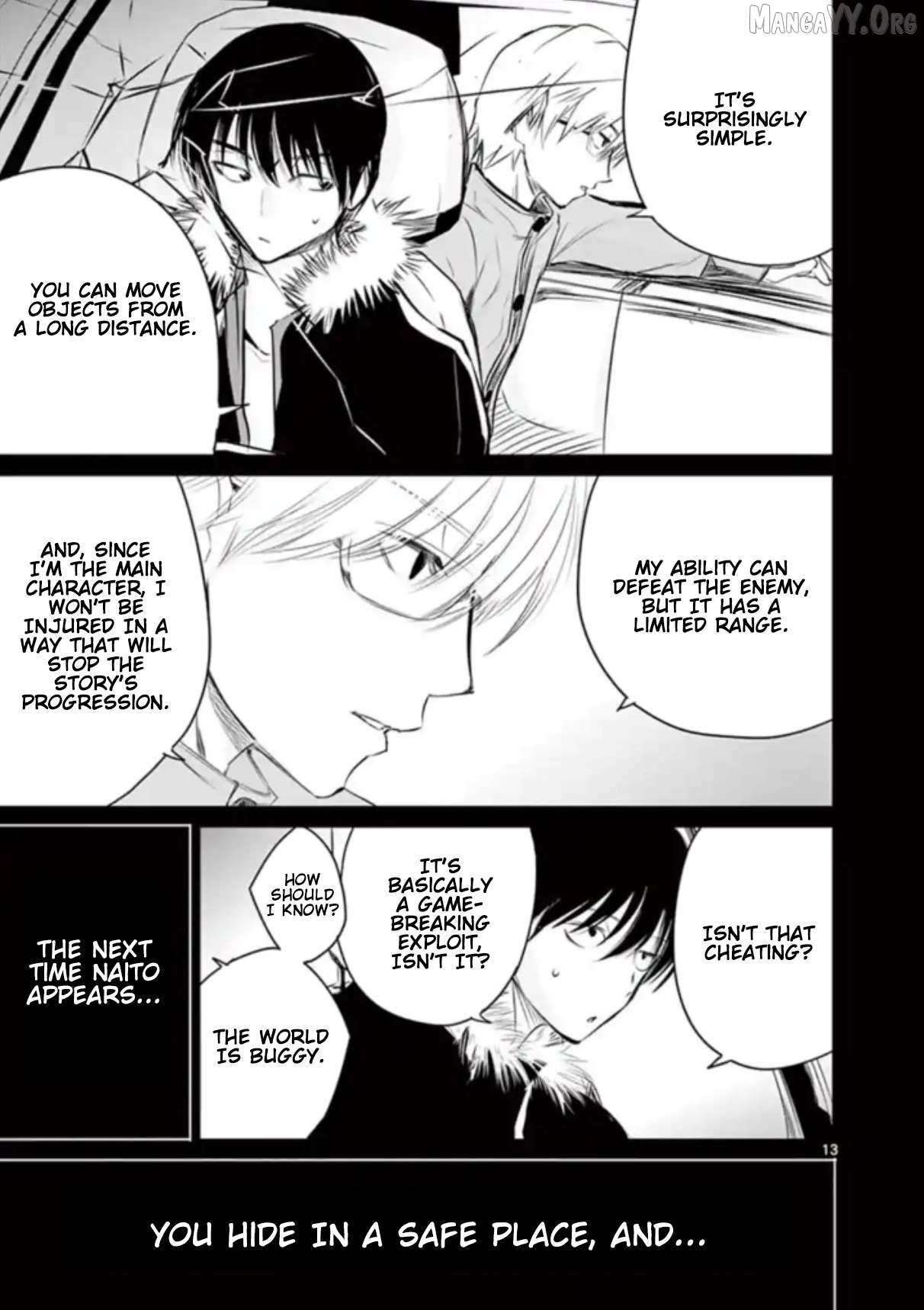 Naitou Shishiruirui Messatsu Death Road Chapter 27 - page 13