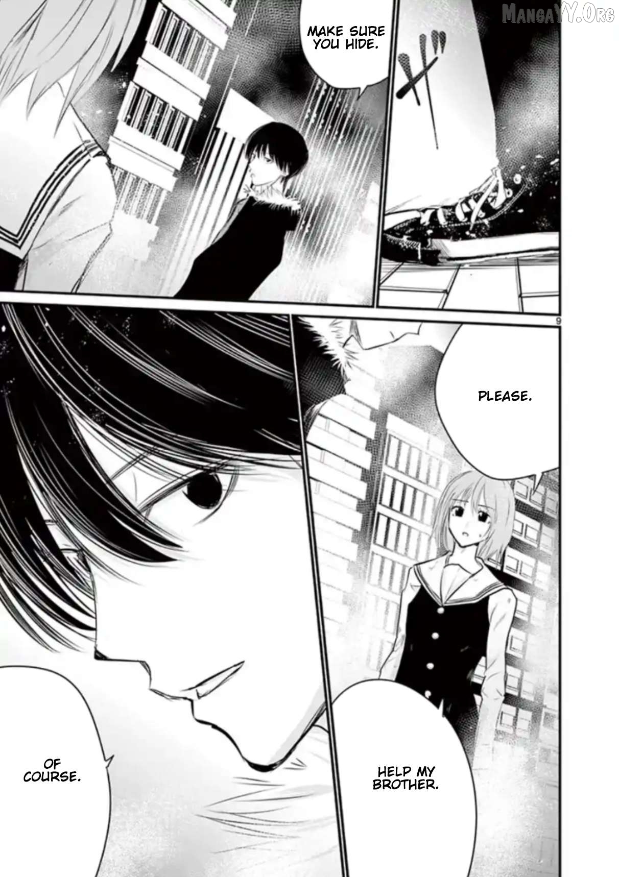 Naitou Shishiruirui Messatsu Death Road Chapter 27 - page 9