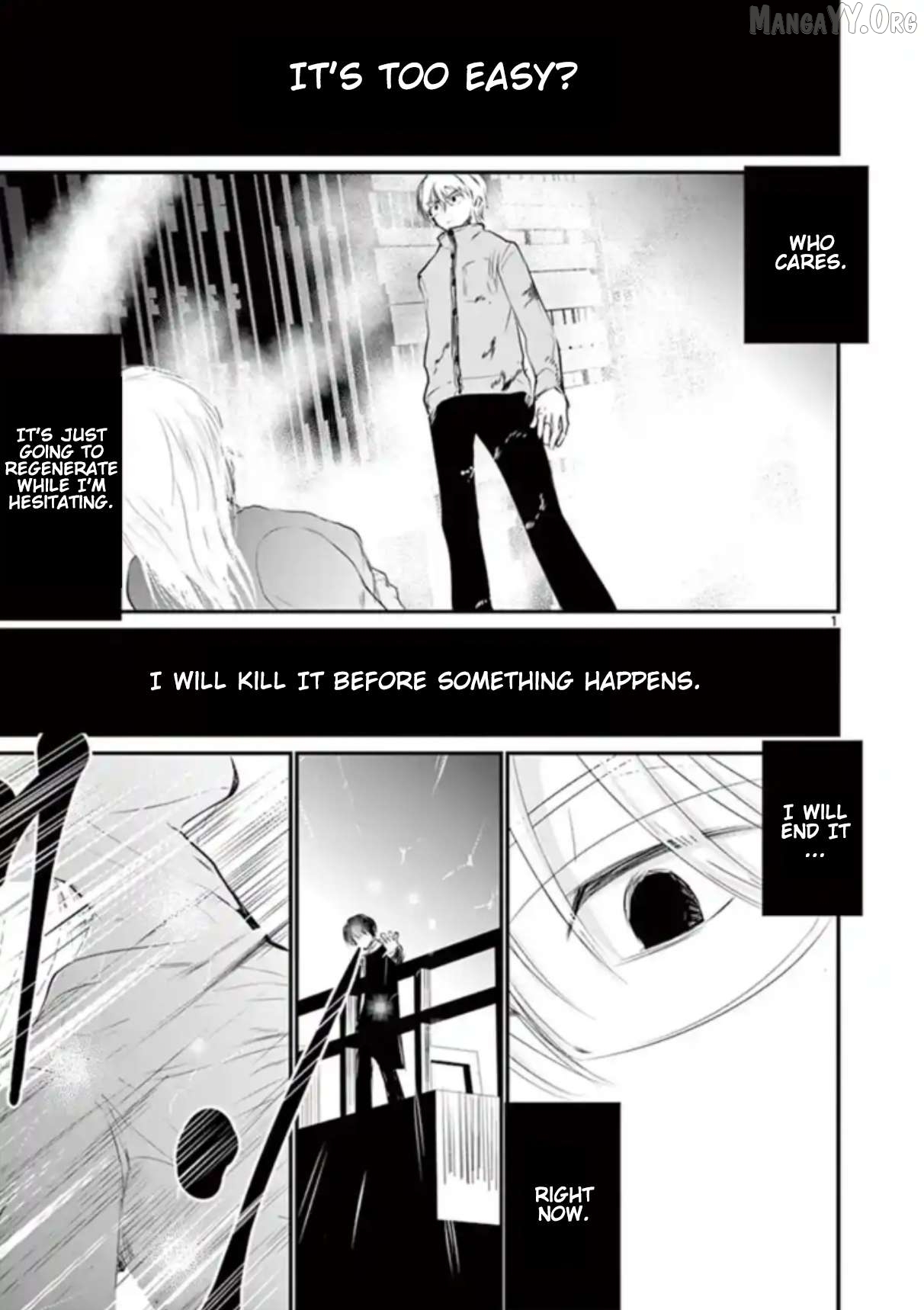 Naitou Shishiruirui Messatsu Death Road Chapter 28 - page 1