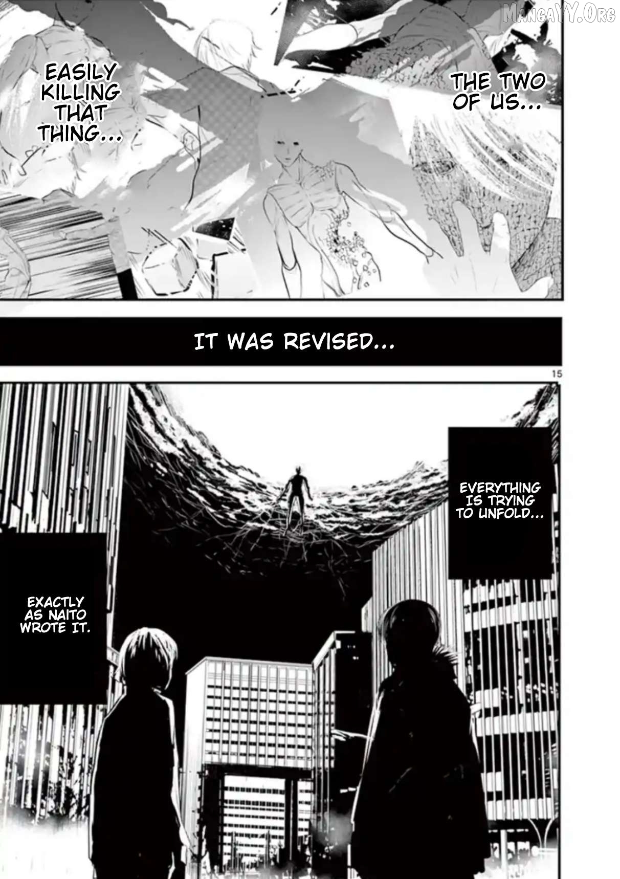Naitou Shishiruirui Messatsu Death Road Chapter 28 - page 13
