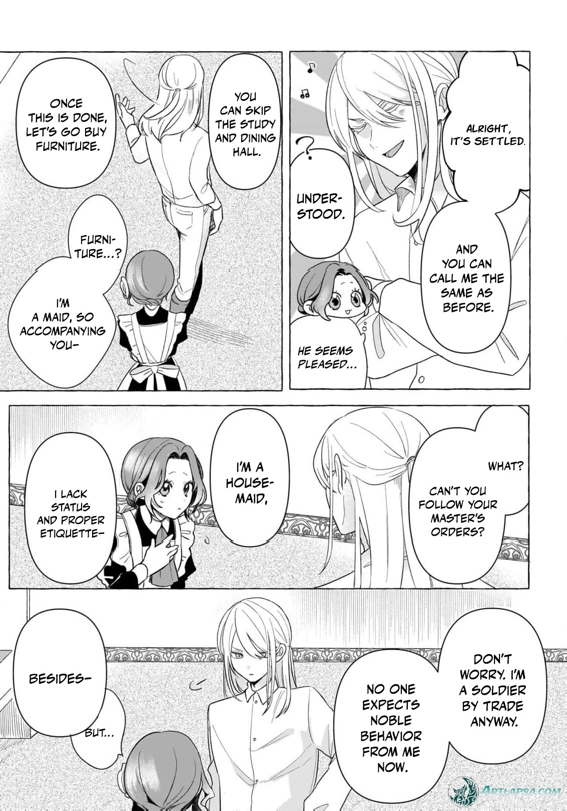 The Heartbroken Maid Is Doted on by a Handsome Soldier: She's Actually the Strongest Sorcery User Chapter 1 - page 29