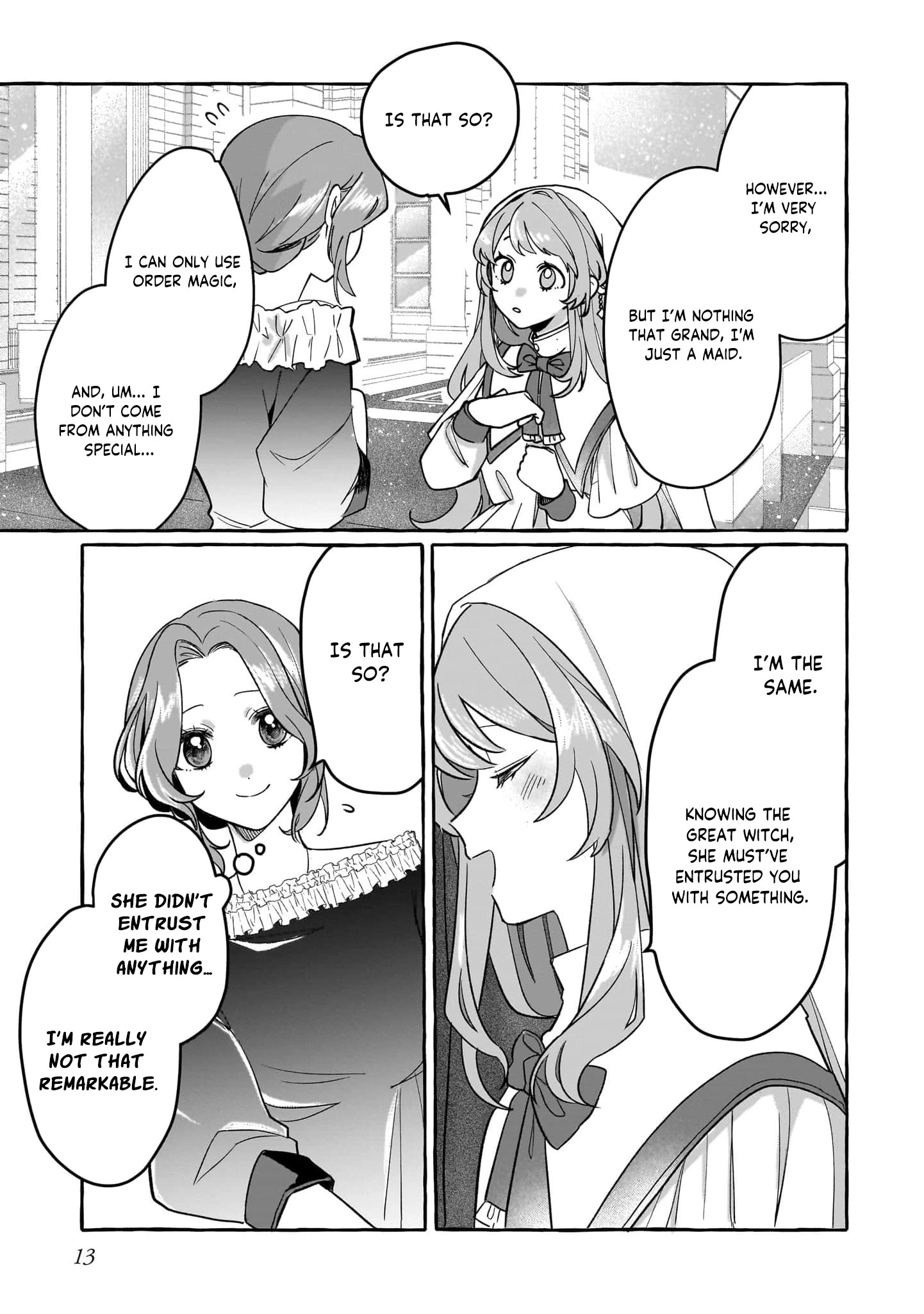 The Heartbroken Maid Is Doted on by a Handsome Soldier: She's Actually the Strongest Sorcery User Chapter 6 - page 12