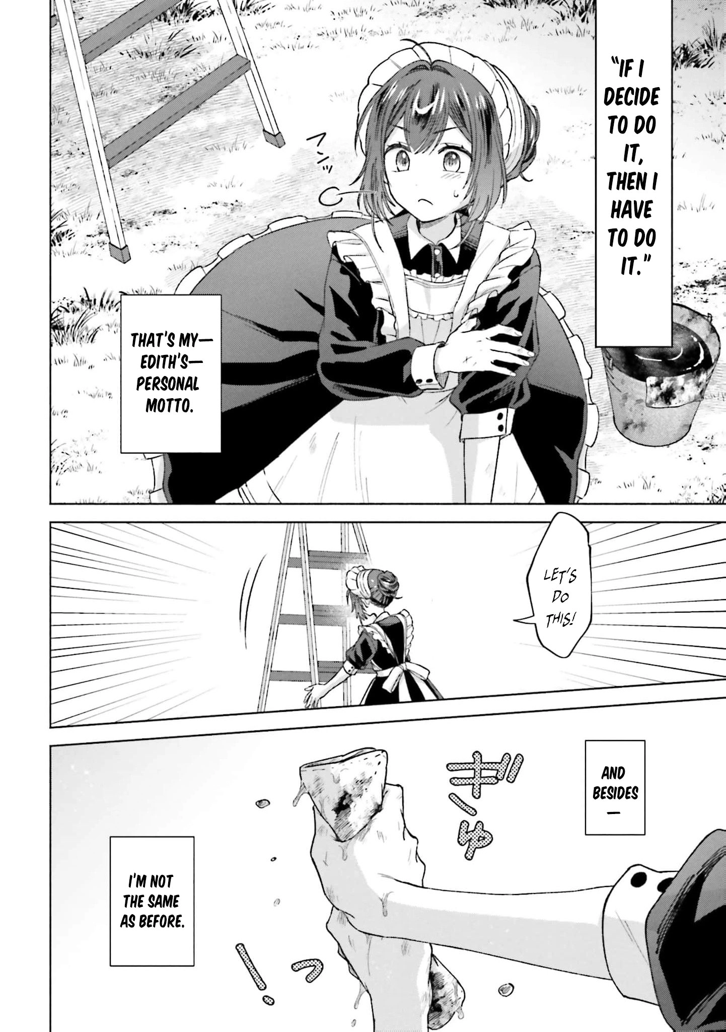 Tensei shitara Ponkotsu Maid to Yobarete Imashita Zense no Arekore wo Mochikomi wo Yashiki Kaikaku shimasu Chapter 2 - page 14