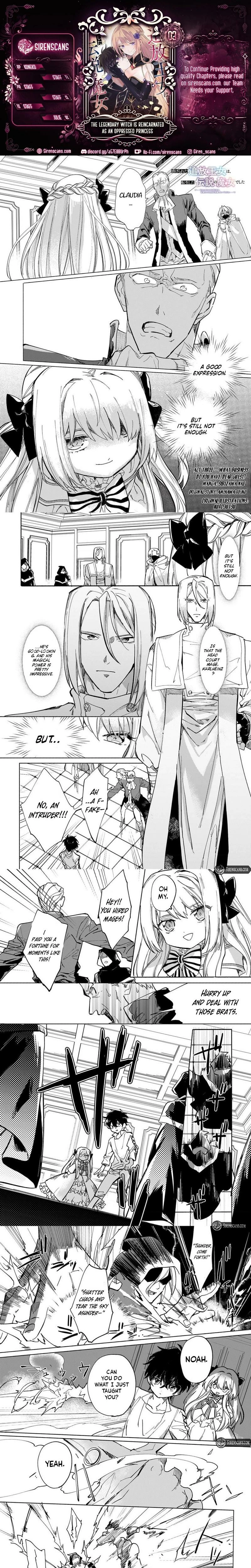 The Oppressed Princess Was a Reincarnated Legendary Magician Chapter 3 - page 1