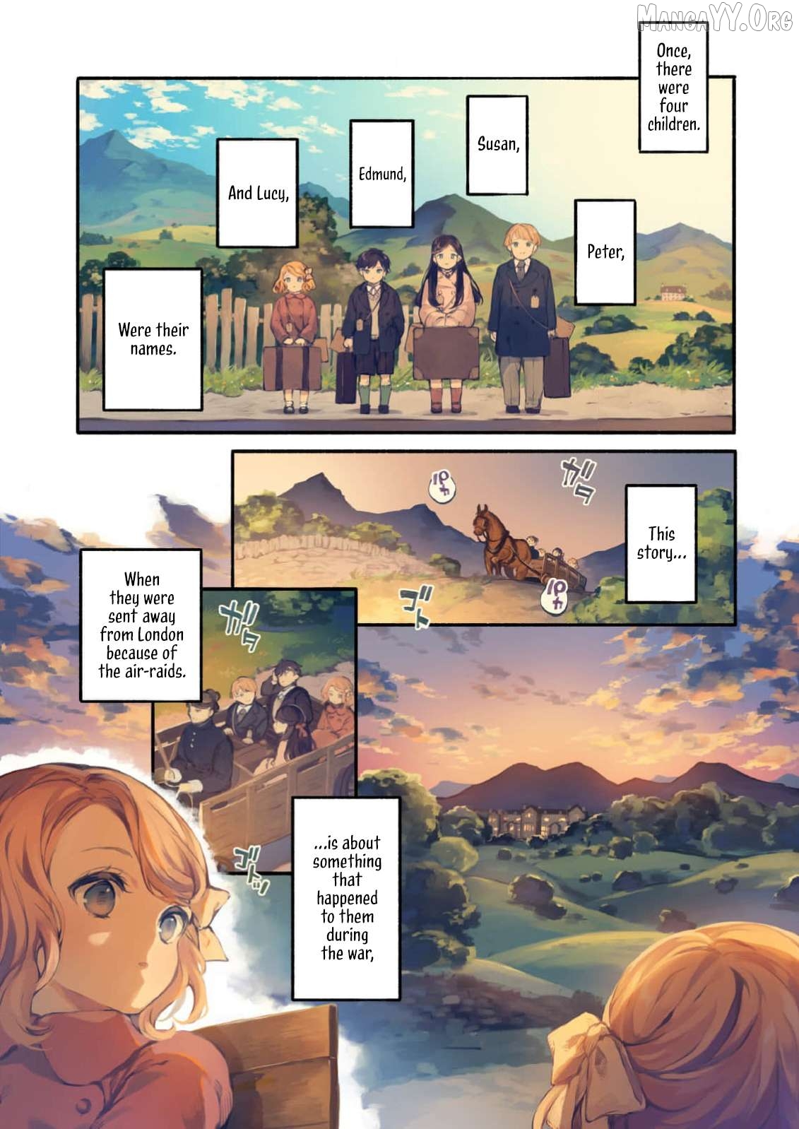 Narnia-koku Monogatari: Lion to Majo to Ishoudansu Chapter 1 - page 3