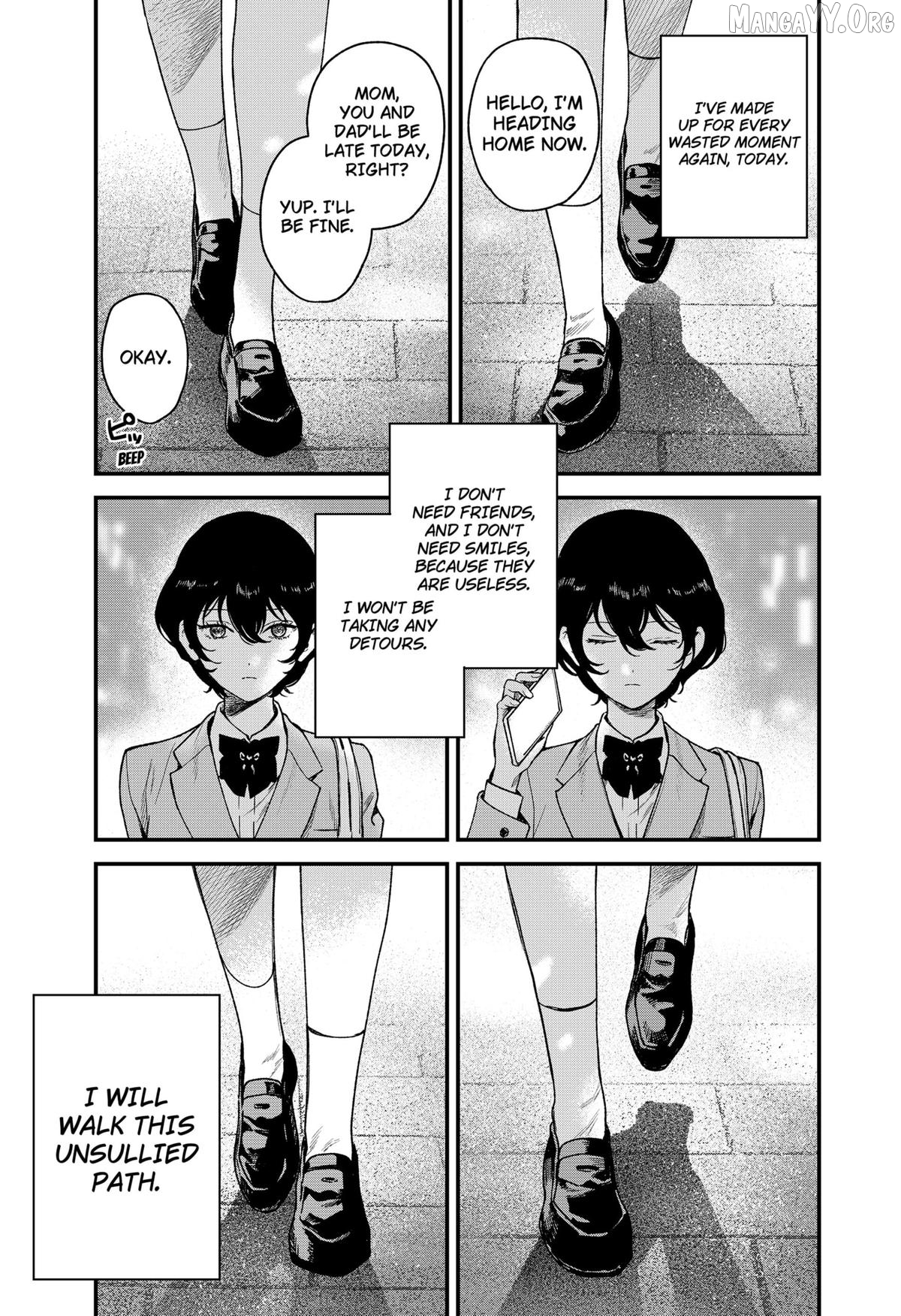Manaka the Human and the Slaughter Robot Chapter 1 - page 14