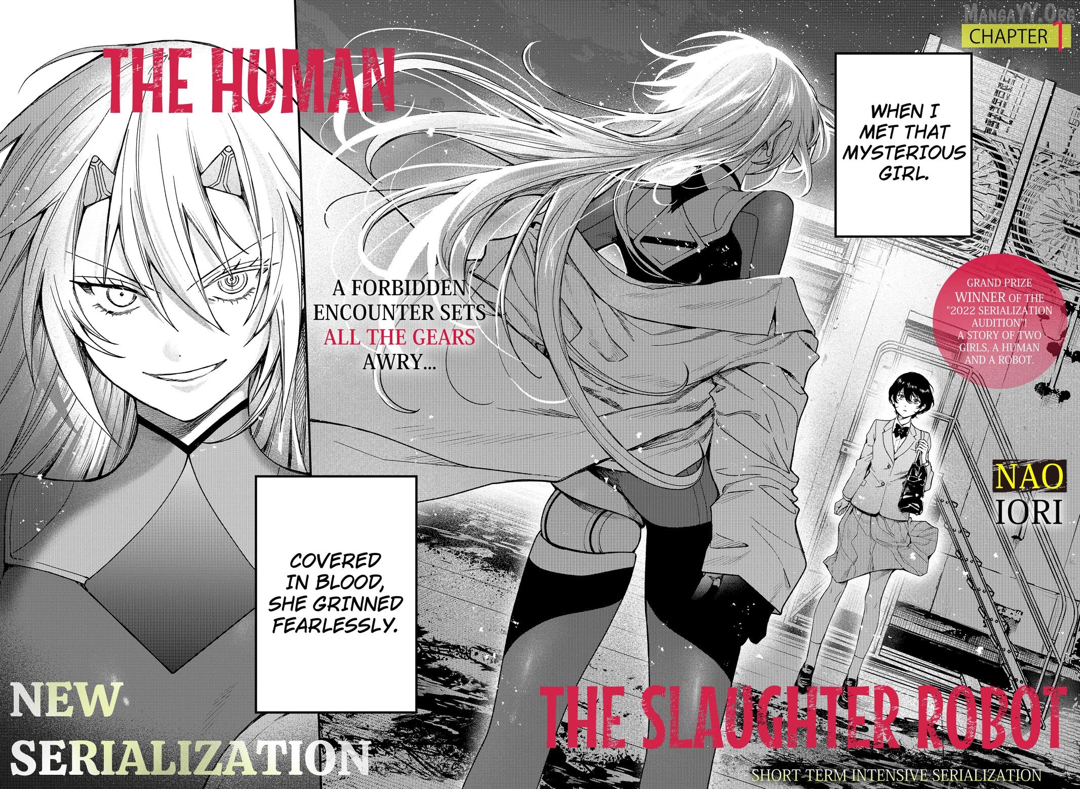 Manaka the Human and the Slaughter Robot Chapter 1 - page 2