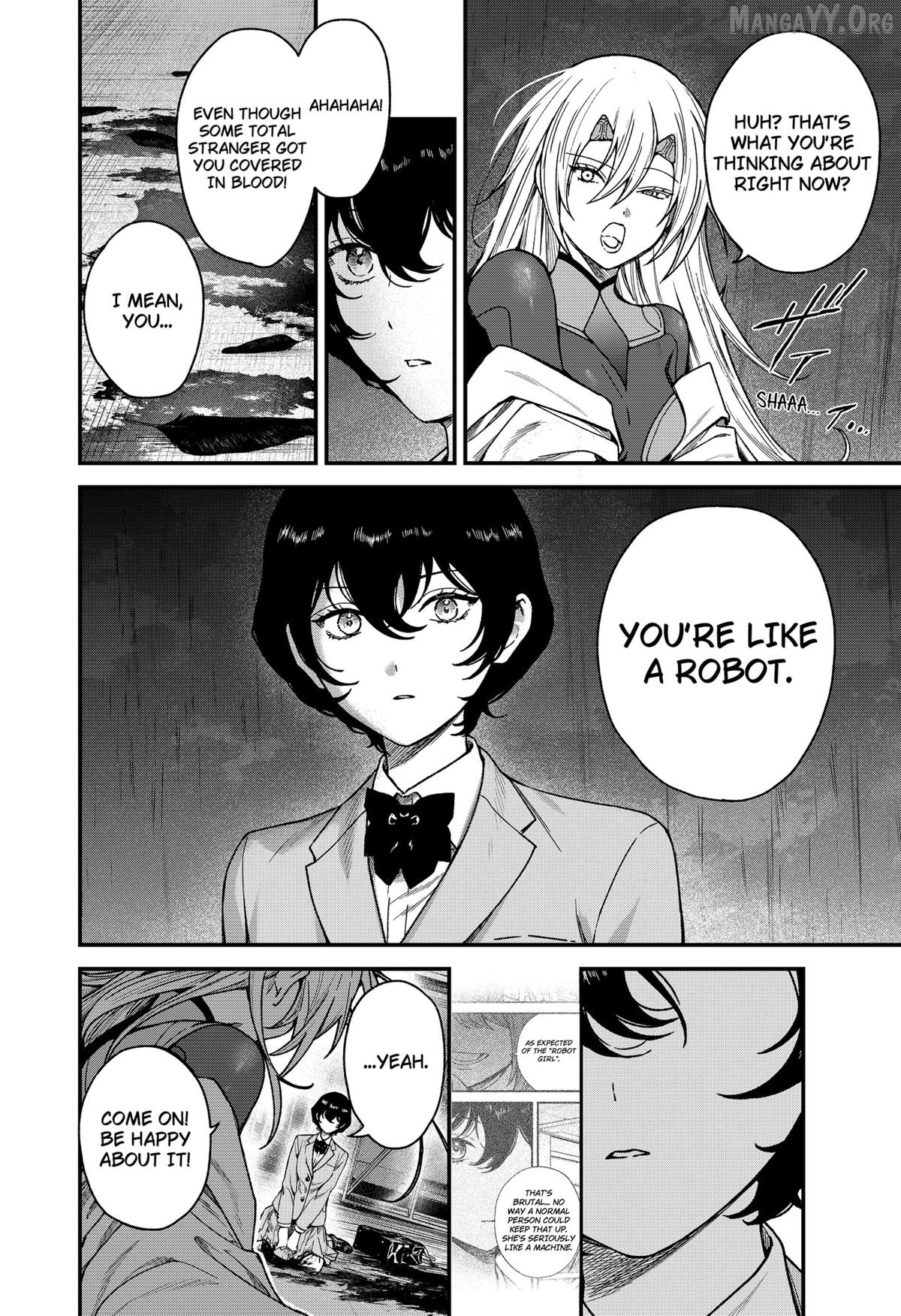 Manaka the Human and the Slaughter Robot Chapter 1 - page 26