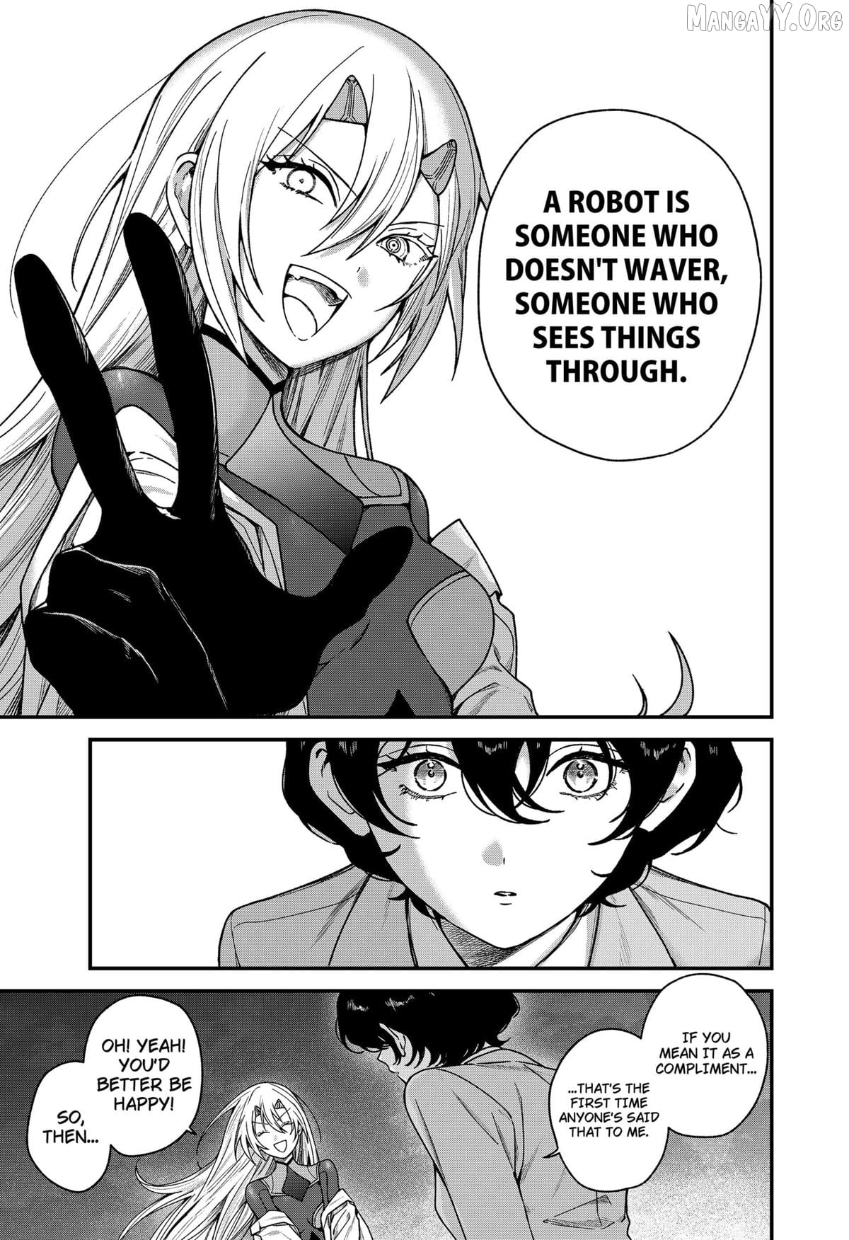 Manaka the Human and the Slaughter Robot Chapter 1 - page 27