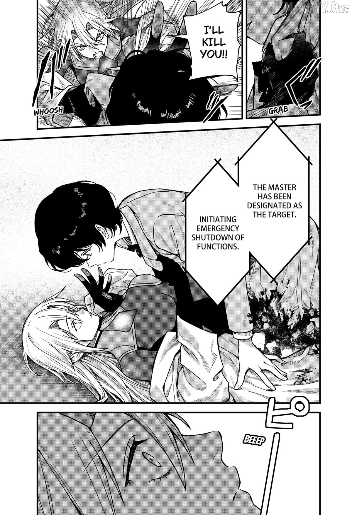 Manaka the Human and the Slaughter Robot Chapter 1 - page 42