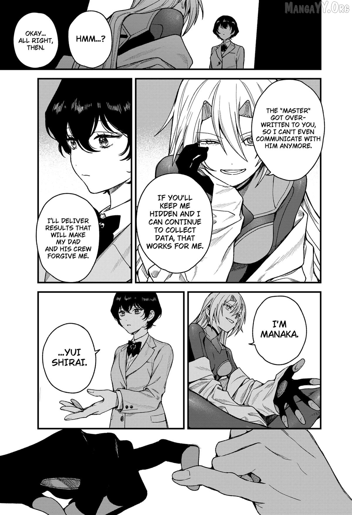 Manaka the Human and the Slaughter Robot Chapter 1 - page 54