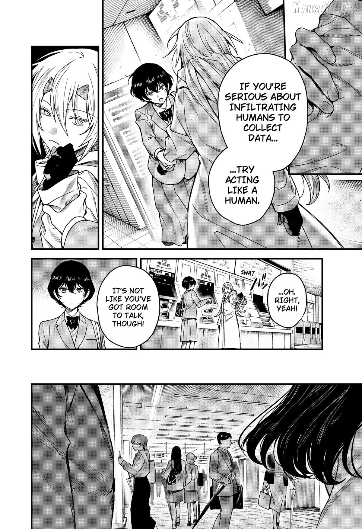 Manaka the Human and the Slaughter Robot Chapter 2 - page 4