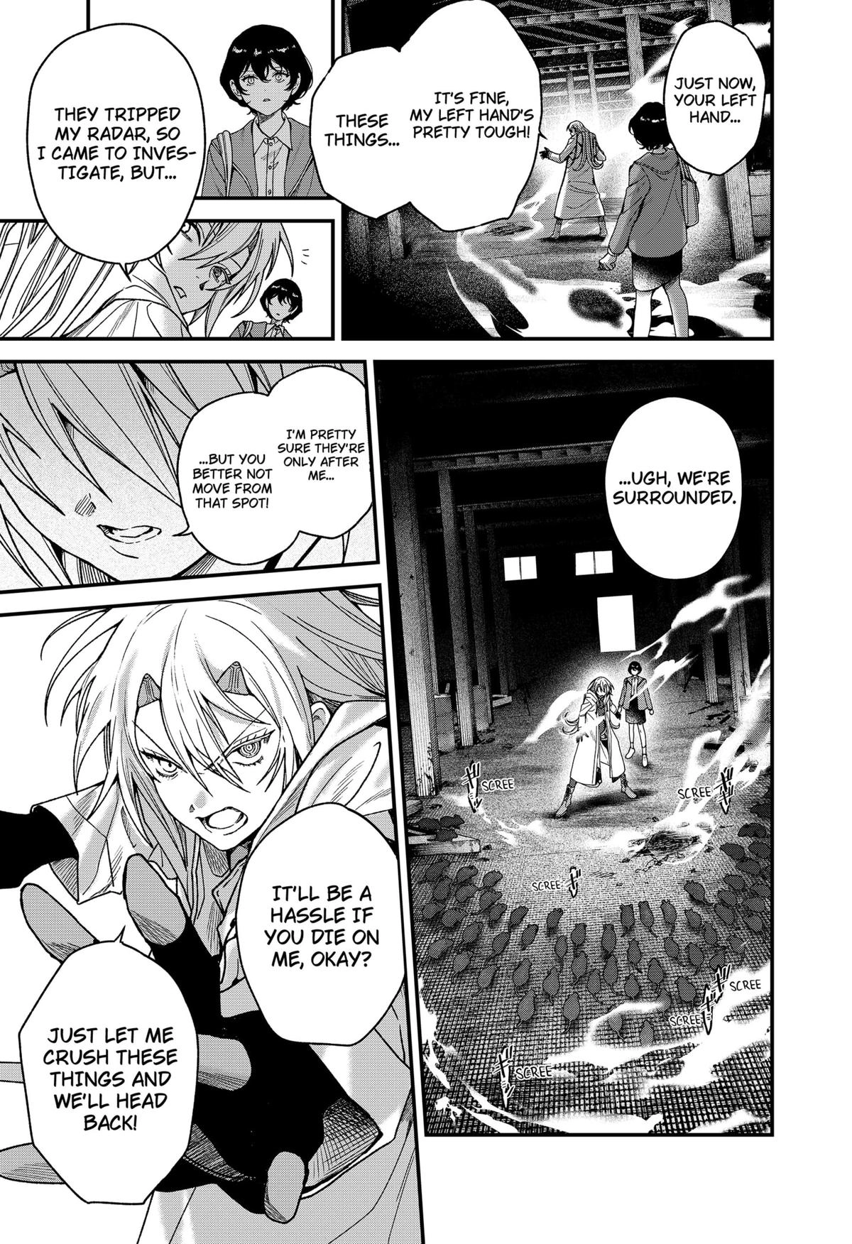 Manaka the Human and the Slaughter Robot Chapter 3 - page 23