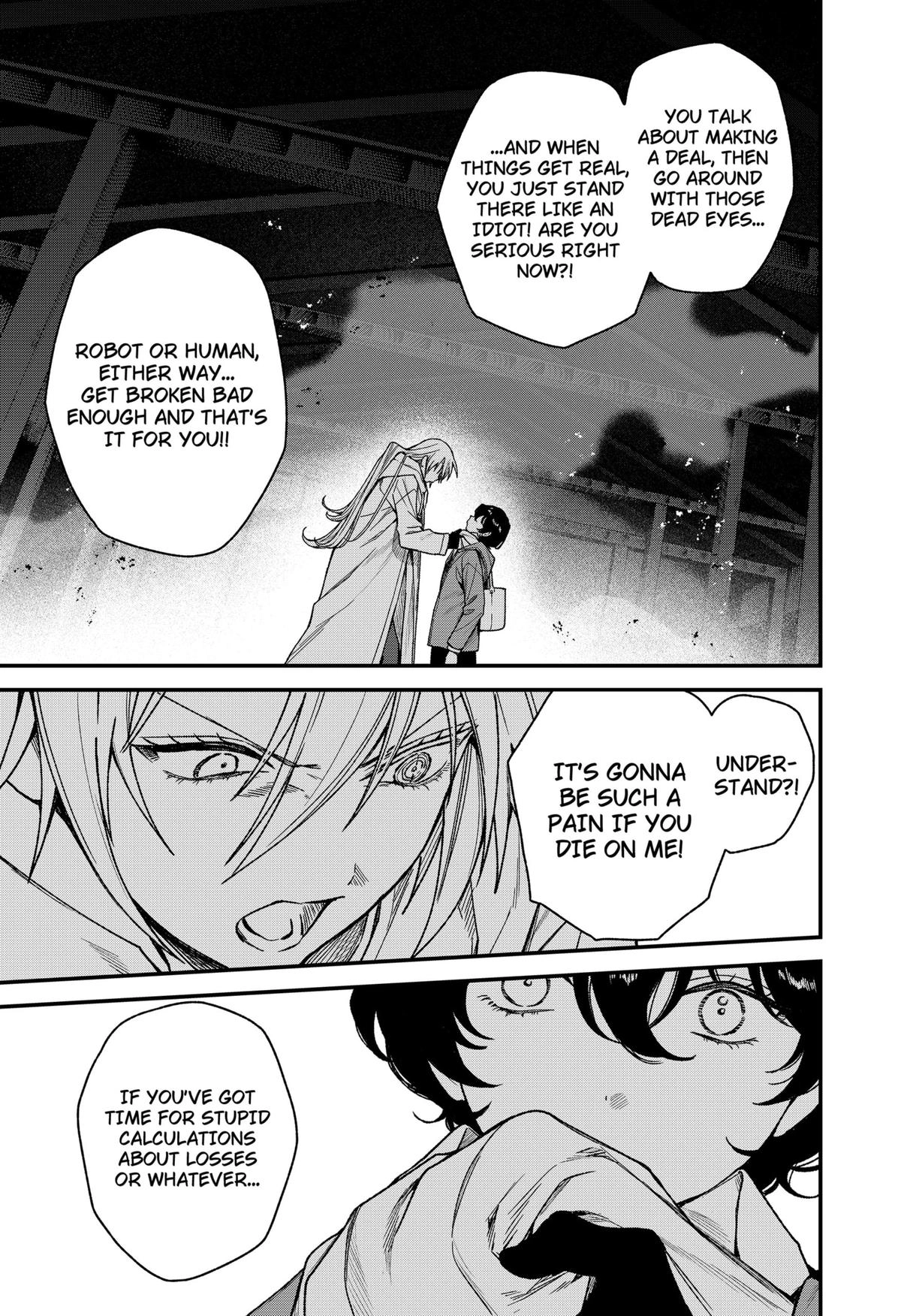 Manaka the Human and the Slaughter Robot Chapter 3 - page 29