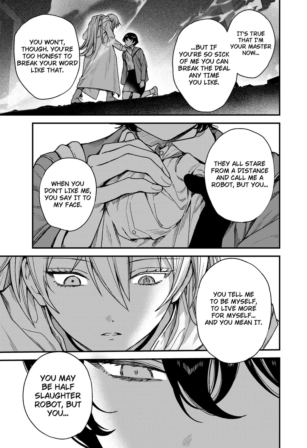 Manaka the Human and the Slaughter Robot Chapter 3 - page 31