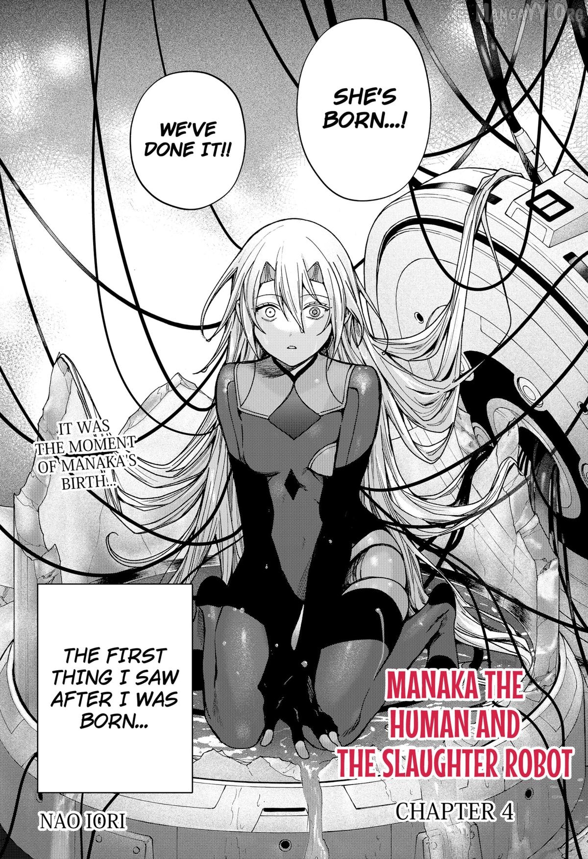 Manaka the Human and the Slaughter Robot Chapter 4 - page 1