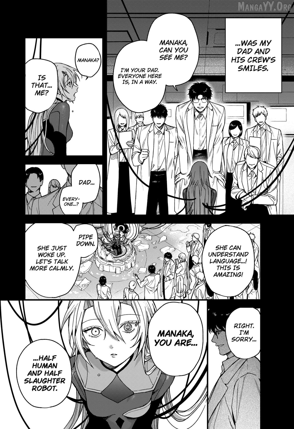 Manaka the Human and the Slaughter Robot Chapter 4 - page 2