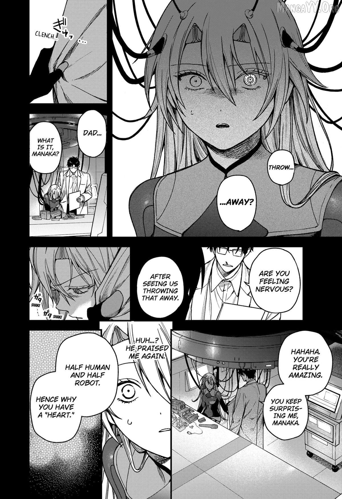 Manaka the Human and the Slaughter Robot Chapter 4 - page 8