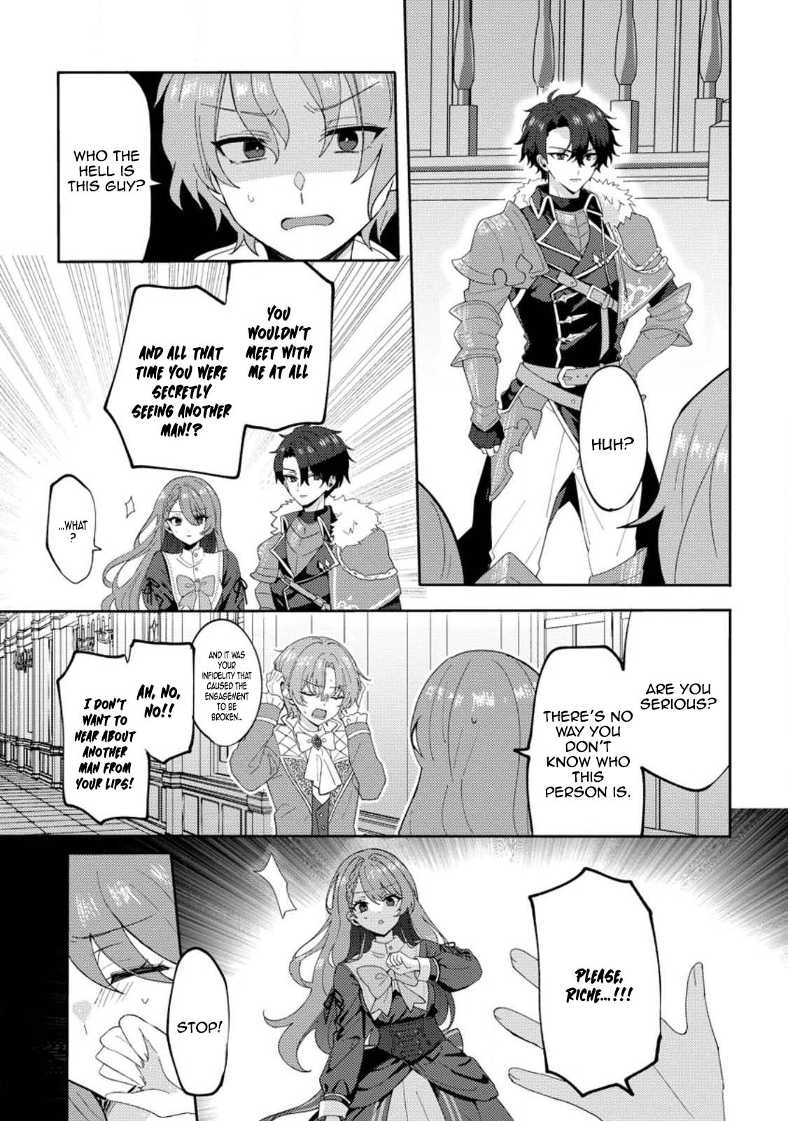 Well, you were the one who cheated. Chapter 1 - page 3