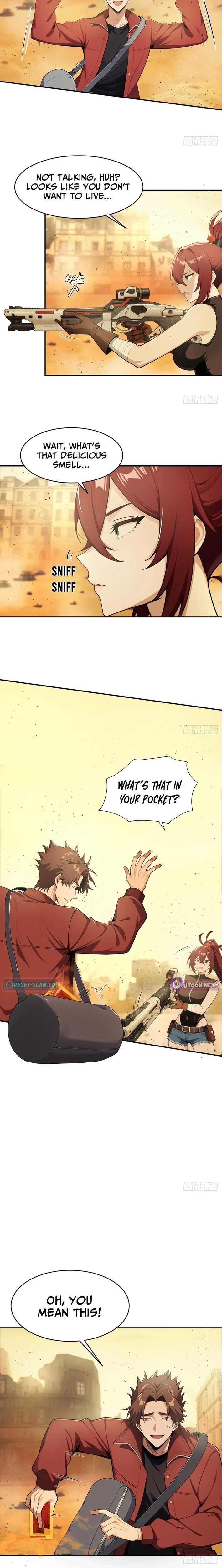 Doomsday Smuggler: I Trade Spicy Strips for Gold Bars Chapter 1 - page 9