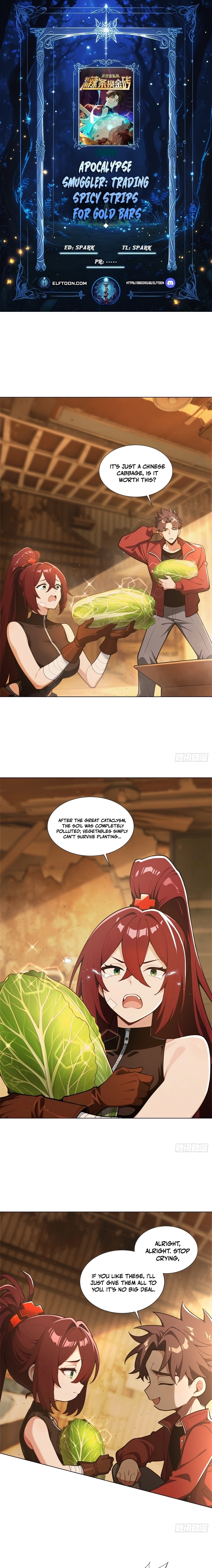 Doomsday Smuggler: I Trade Spicy Strips for Gold Bars Chapter 9 - page 1